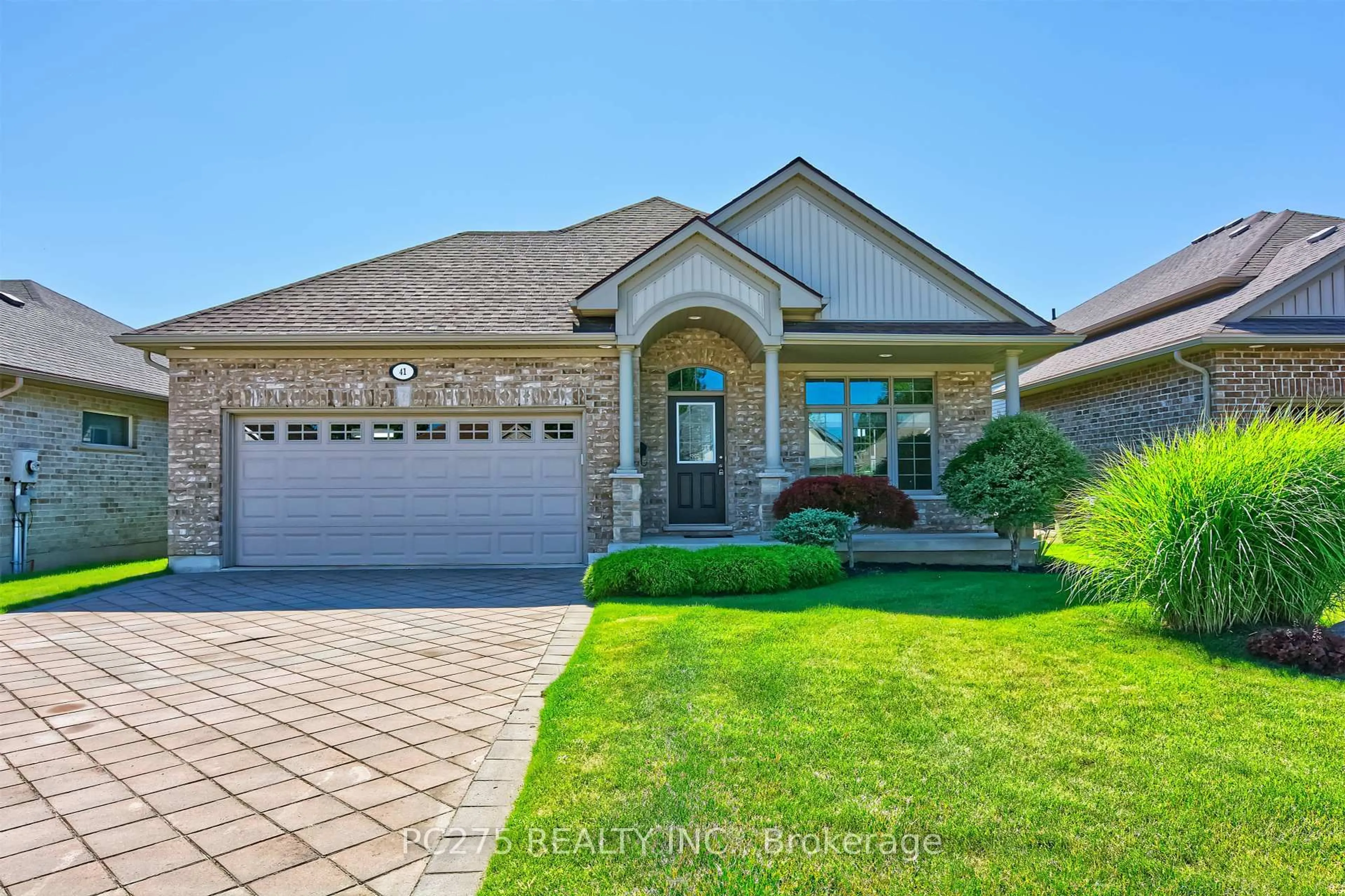 Home with brick exterior material, street for 41 Park Pl, Tillsonburg Ontario N4G 0B8
