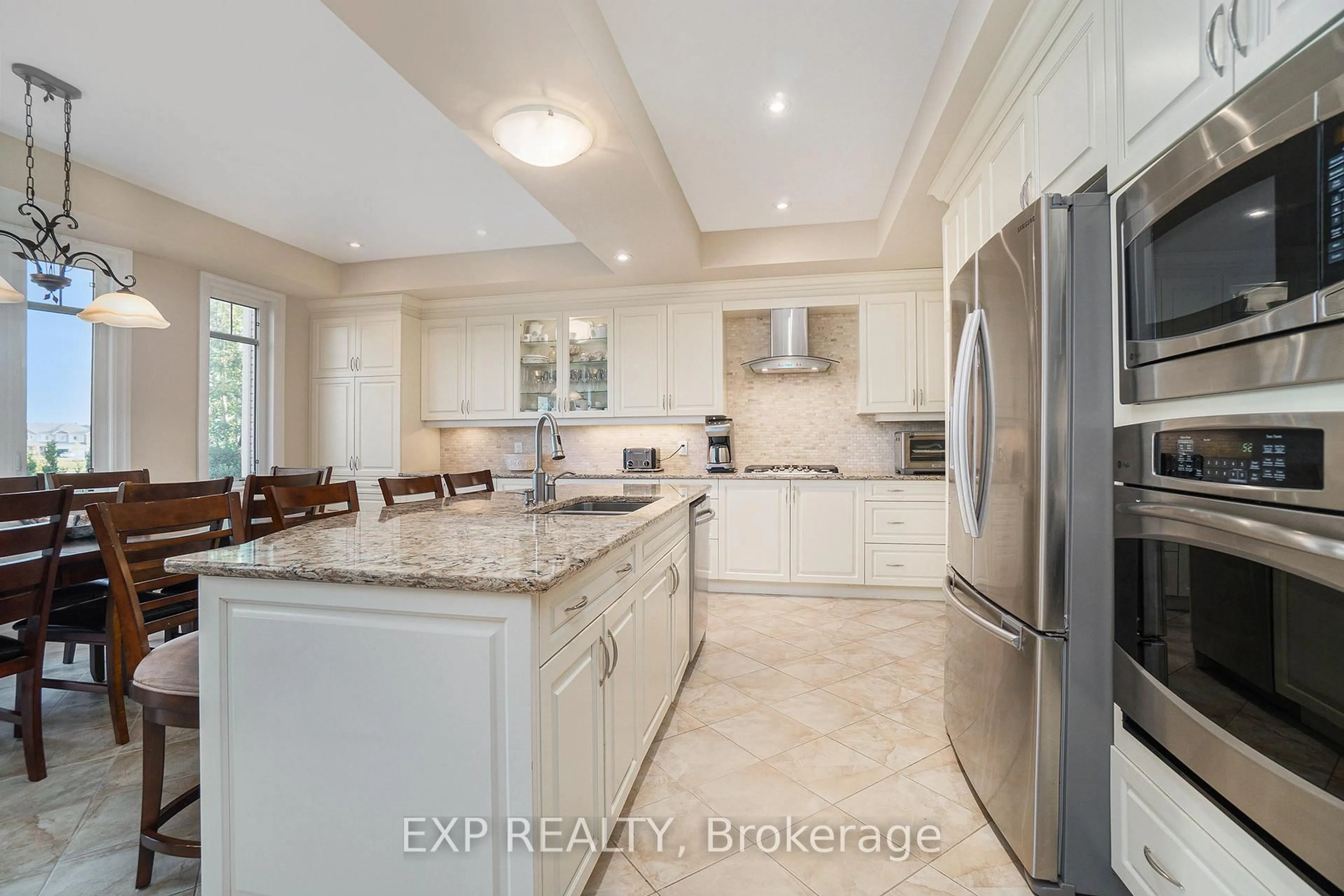 Contemporary kitchen, ceramic/tile floor for 418 Cavesson St, Ottawa Ontario K2V 0A8