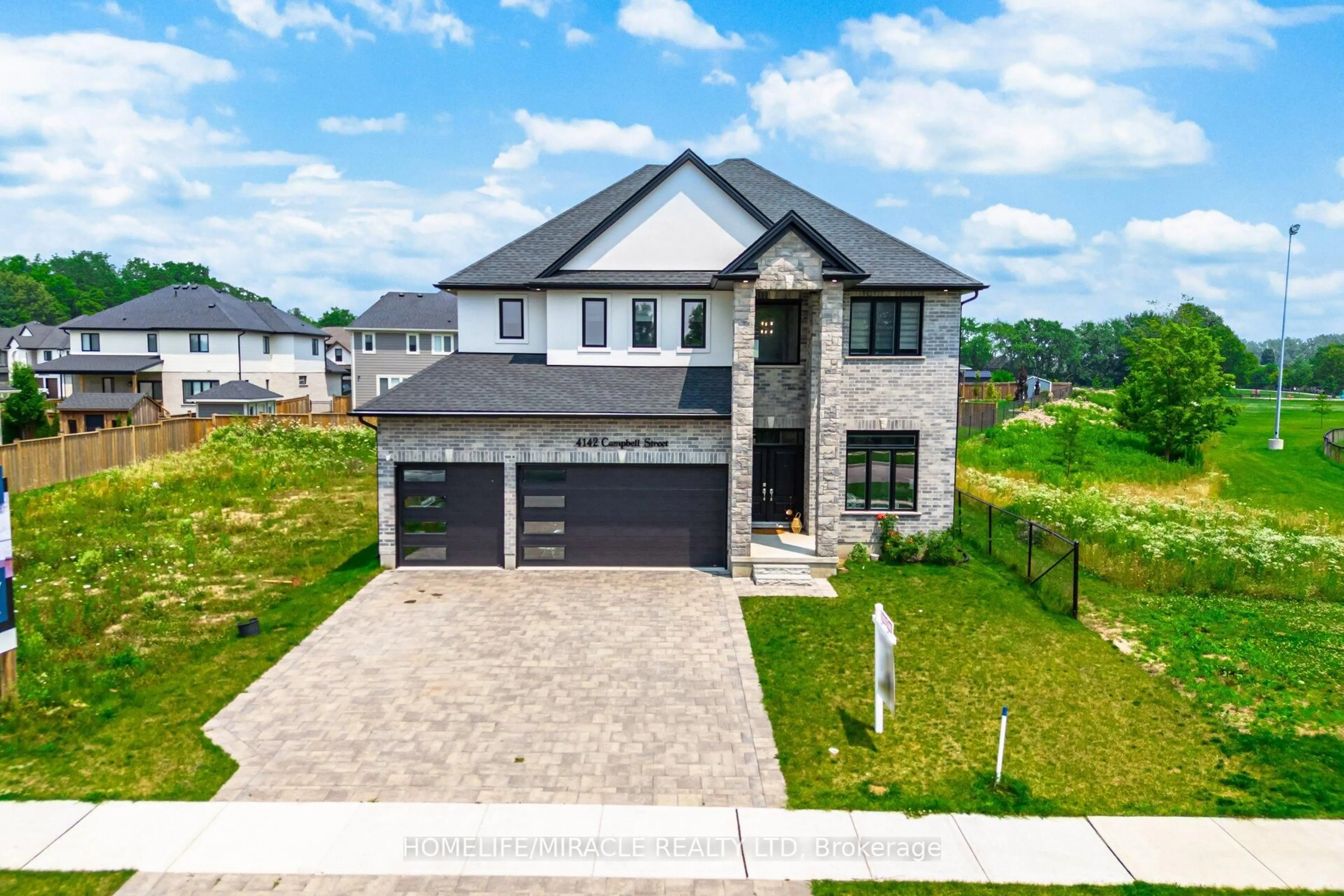 Home with brick exterior material, street for 4142 Campbell St, London South Ontario N6P 0H5