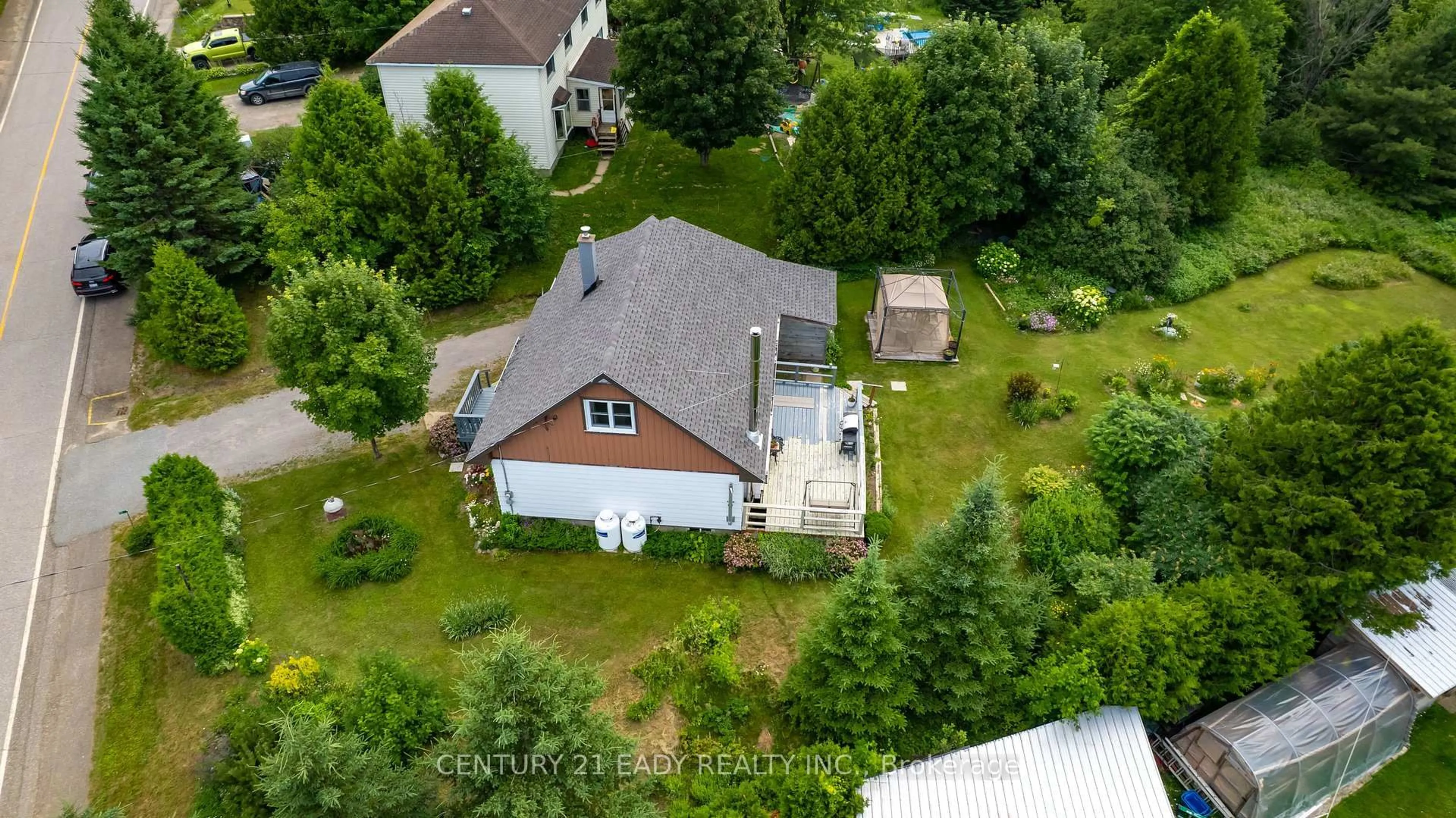 A pic from outside/outdoor area/front of a property/back of a property/a pic from drone, unknown for 19 Algonquin Rd, Foymount Ontario K0J 1W0