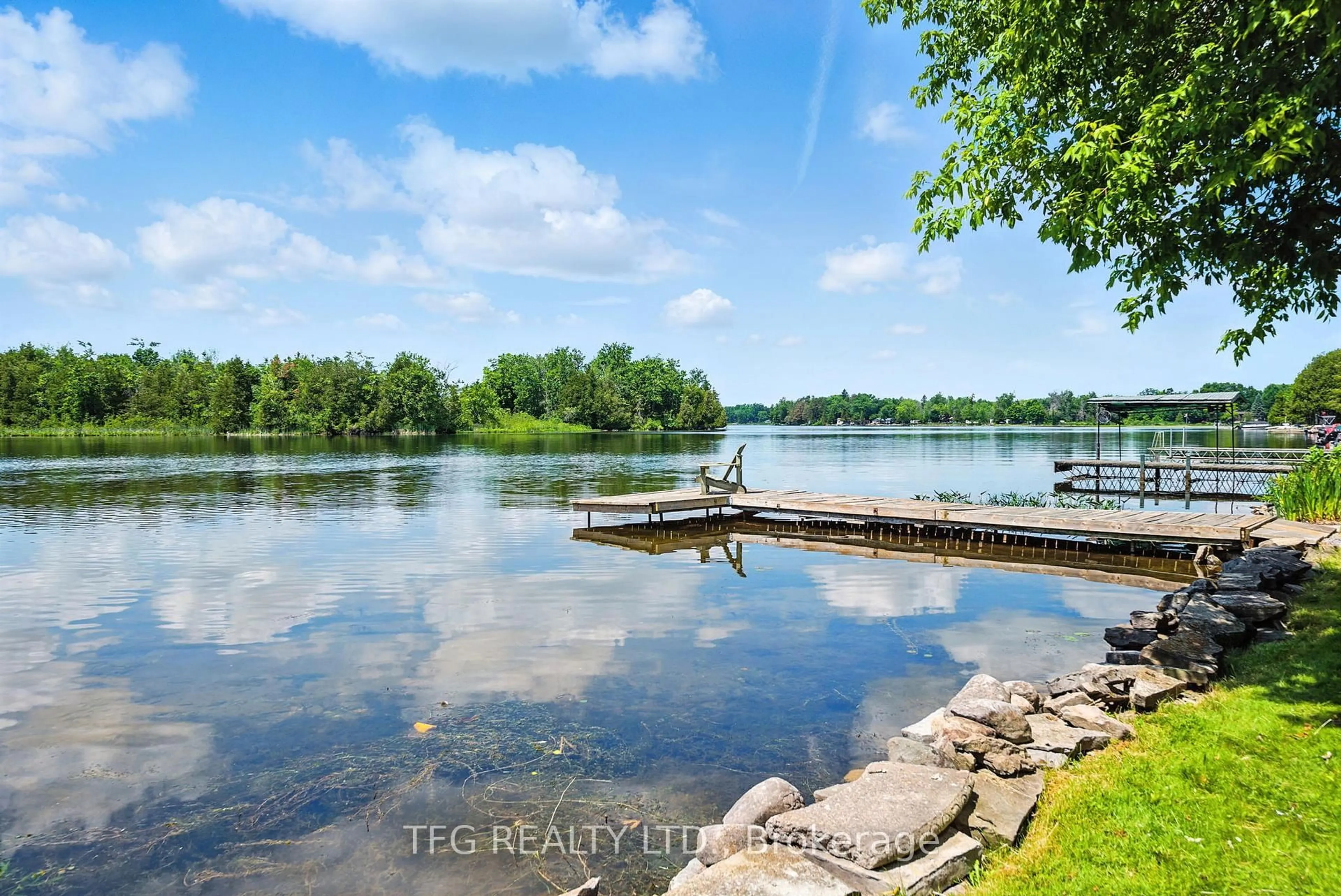 Patio, water/lake/river/ocean view for 112 Cedar Shores Dr, Trent Hills Ontario K0L 1Z0