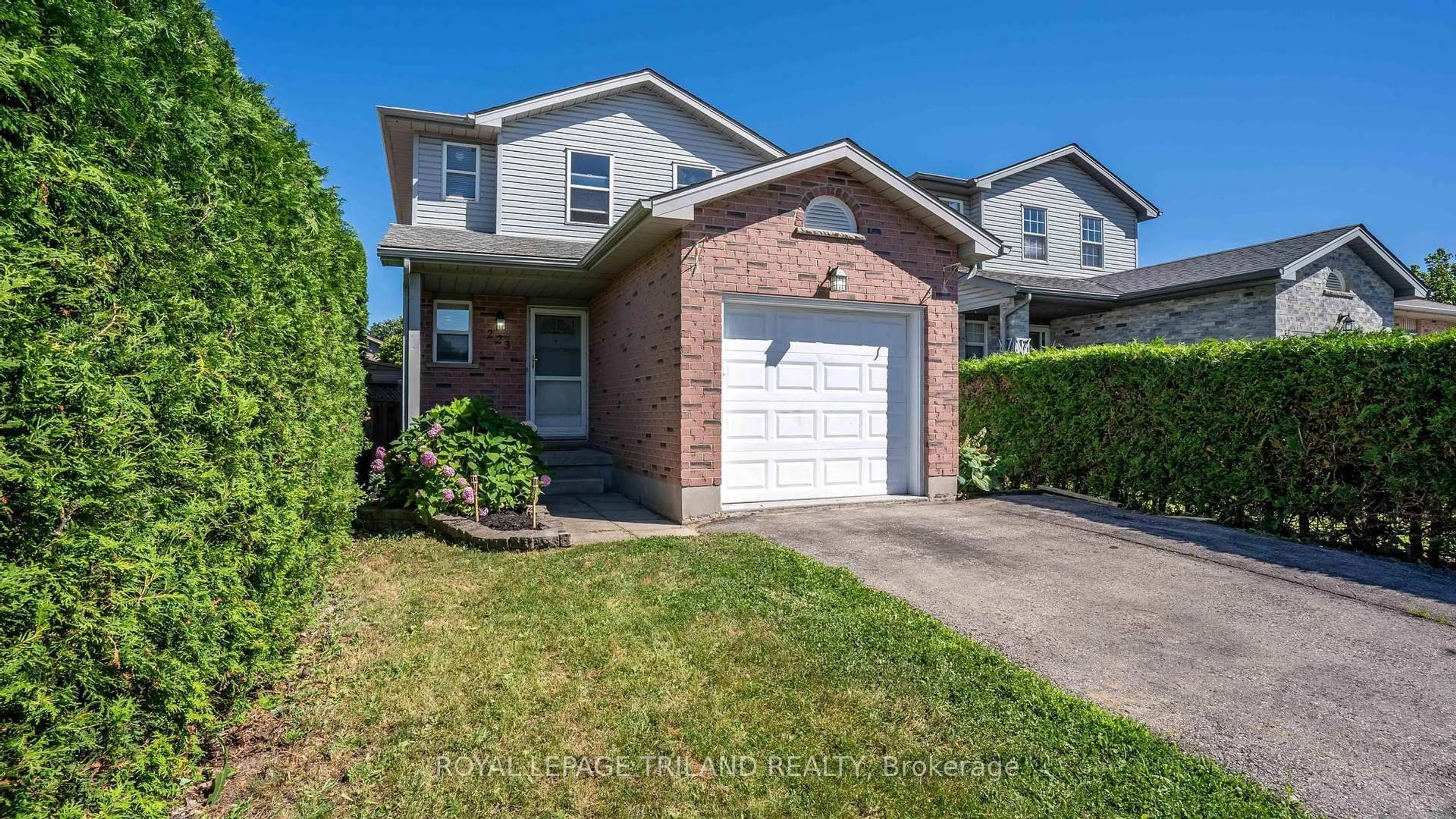 Home with brick exterior material, street for 223 SIMPSON Cres, London East Ontario N5V 5E1