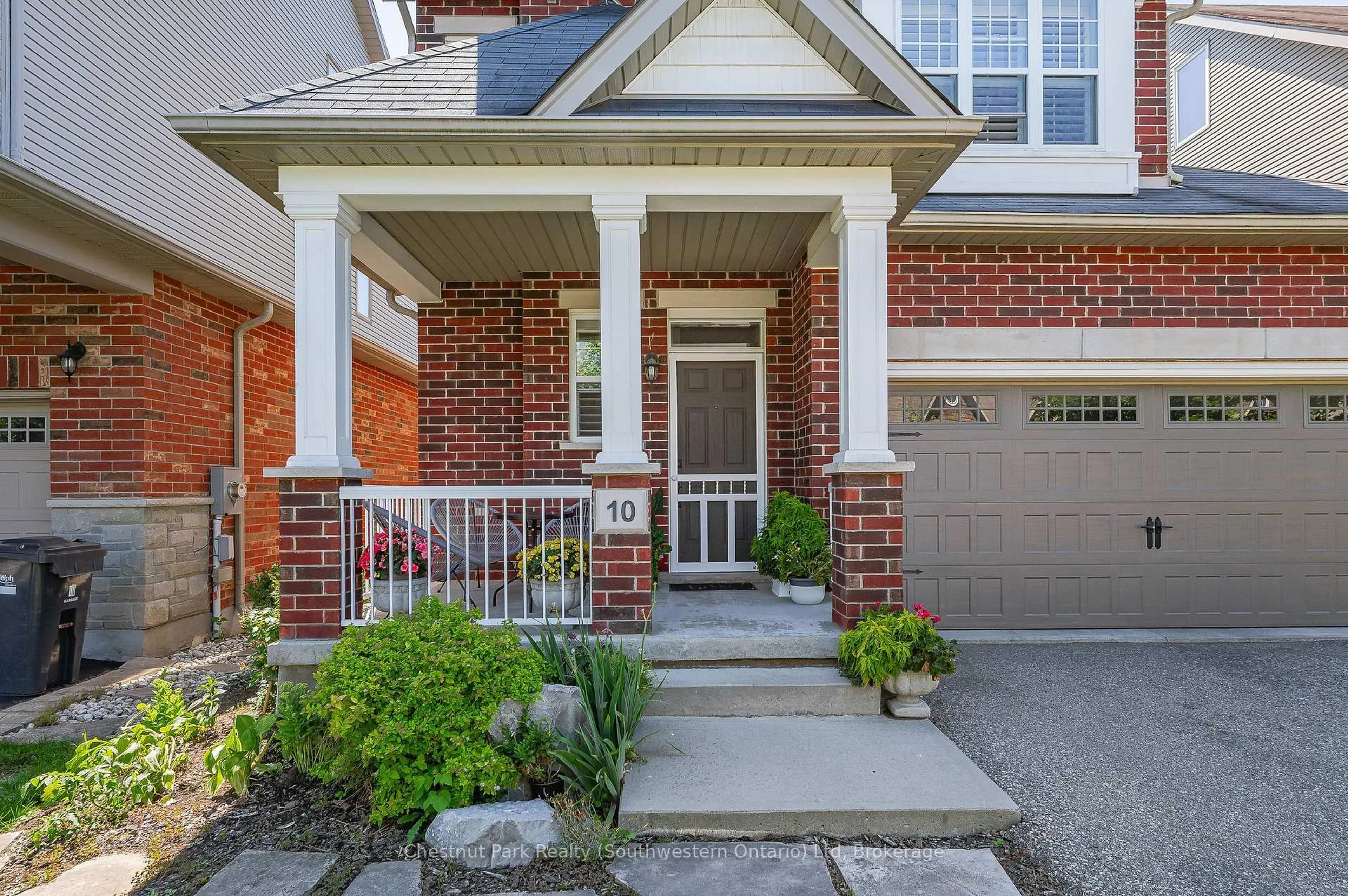 Home with brick exterior material, street for 10 AMSTERDAM Cres, Guelph Ontario N1L 1T6
