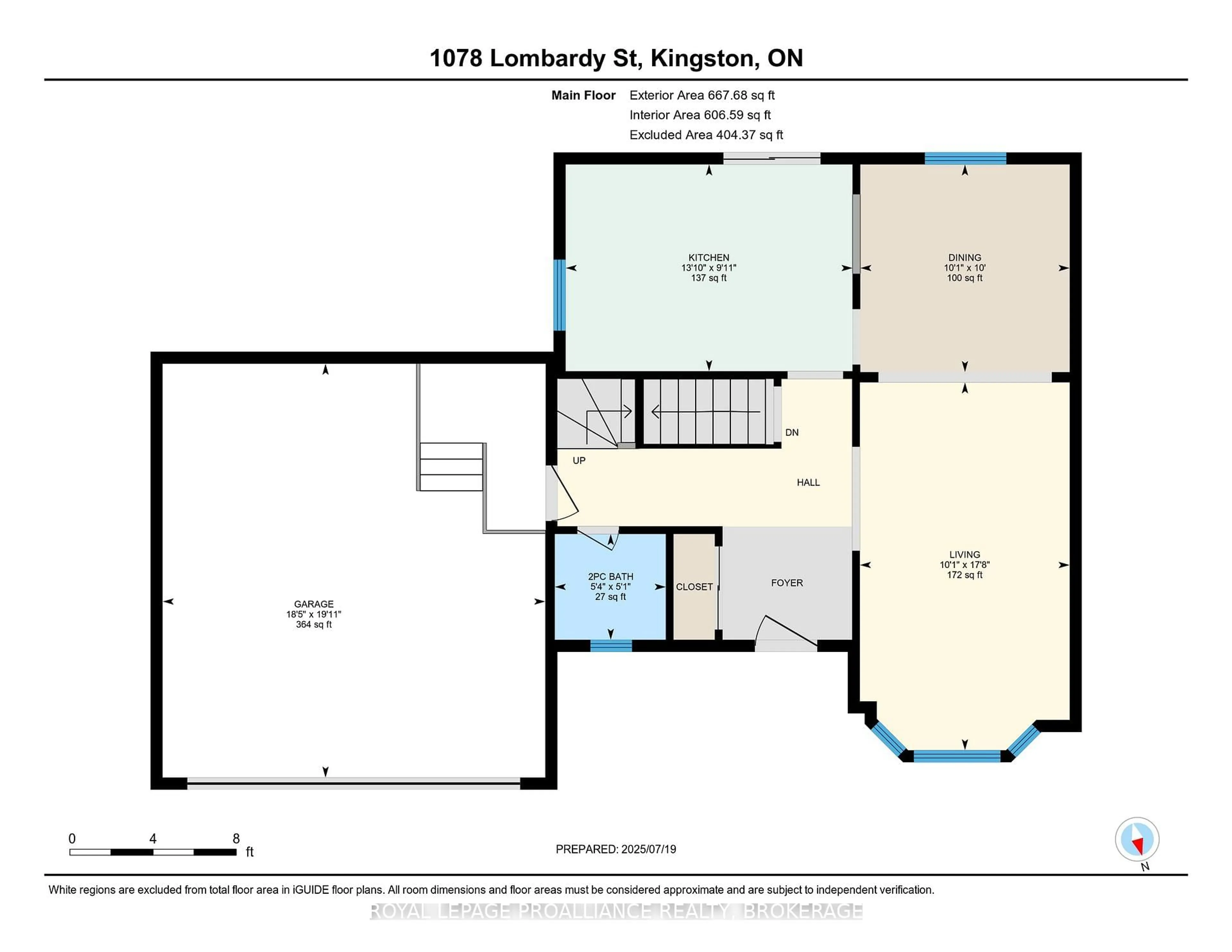 Floor plan for 1078 Lombardy St, Kingston Ontario K7M 8M6
