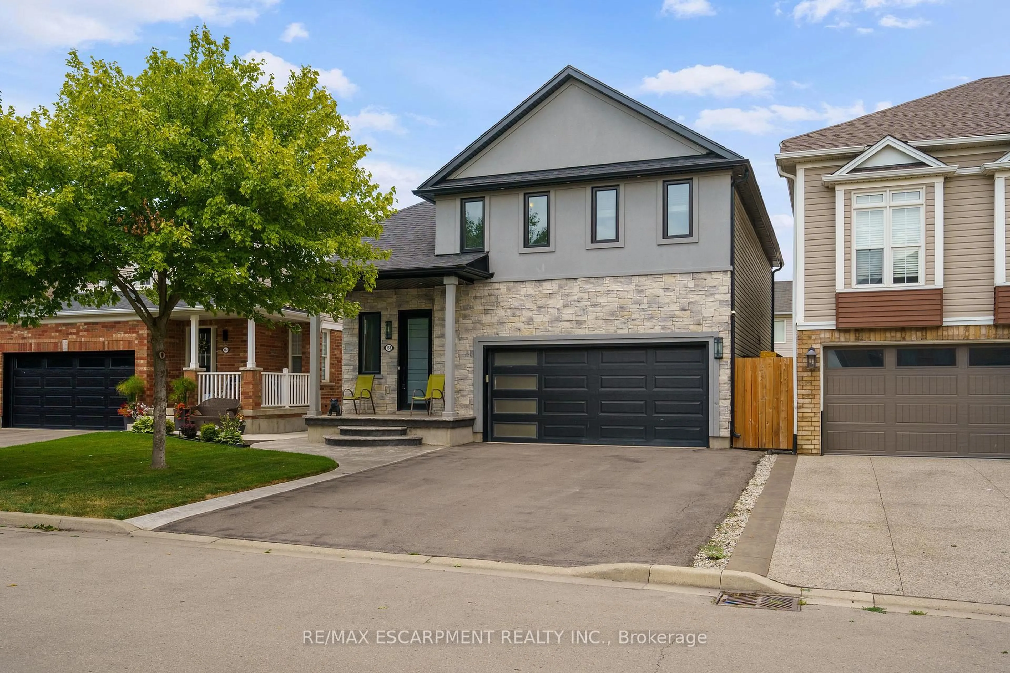 Home with brick exterior material, street for 158 Voyager Pass, Hamilton Ontario L0R 1C0
