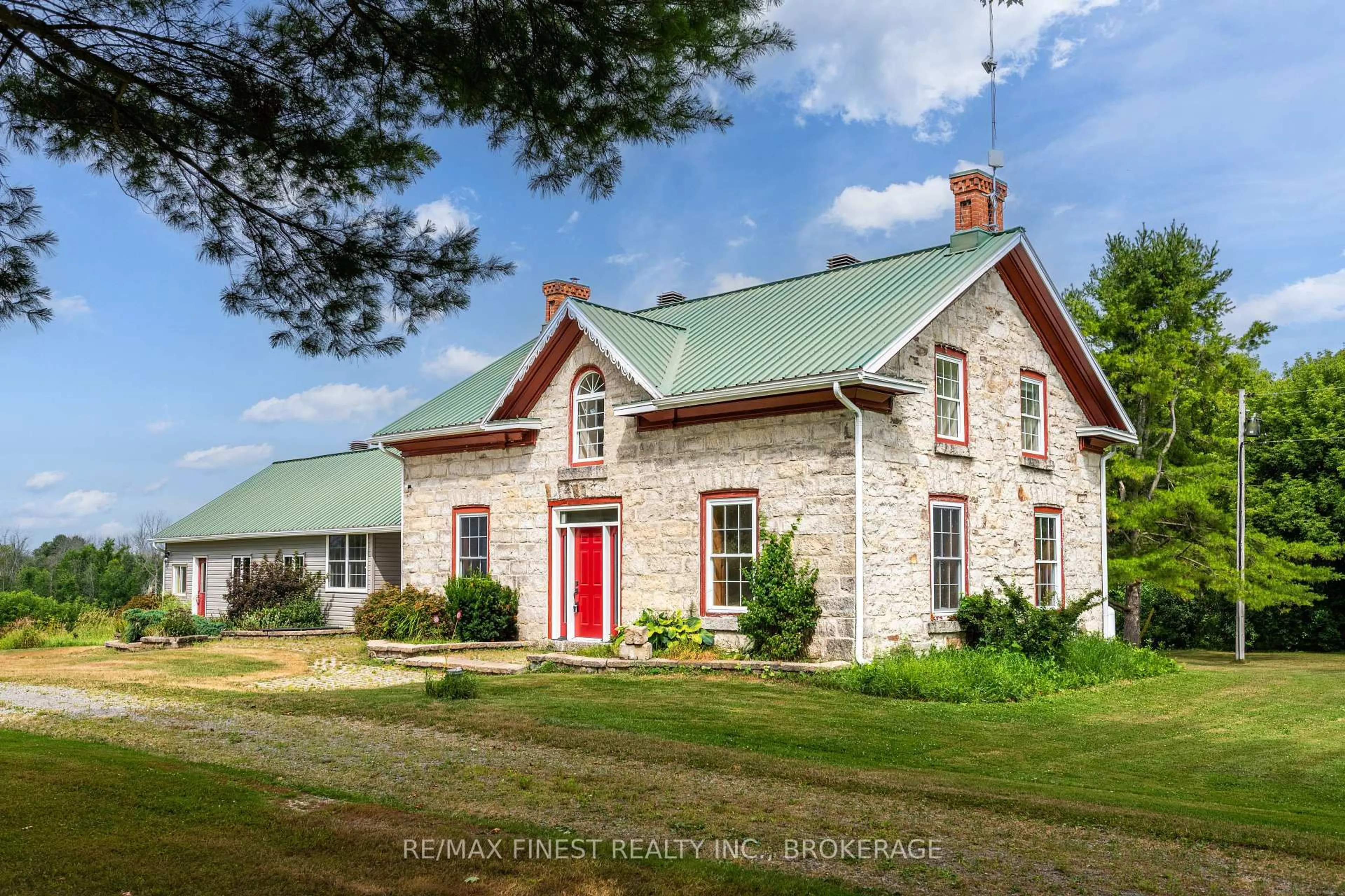 A pic from outside/outdoor area/front of a property/back of a property/a pic from drone, building for 100 Dixie Rd, Athens Ontario K0E 1B0