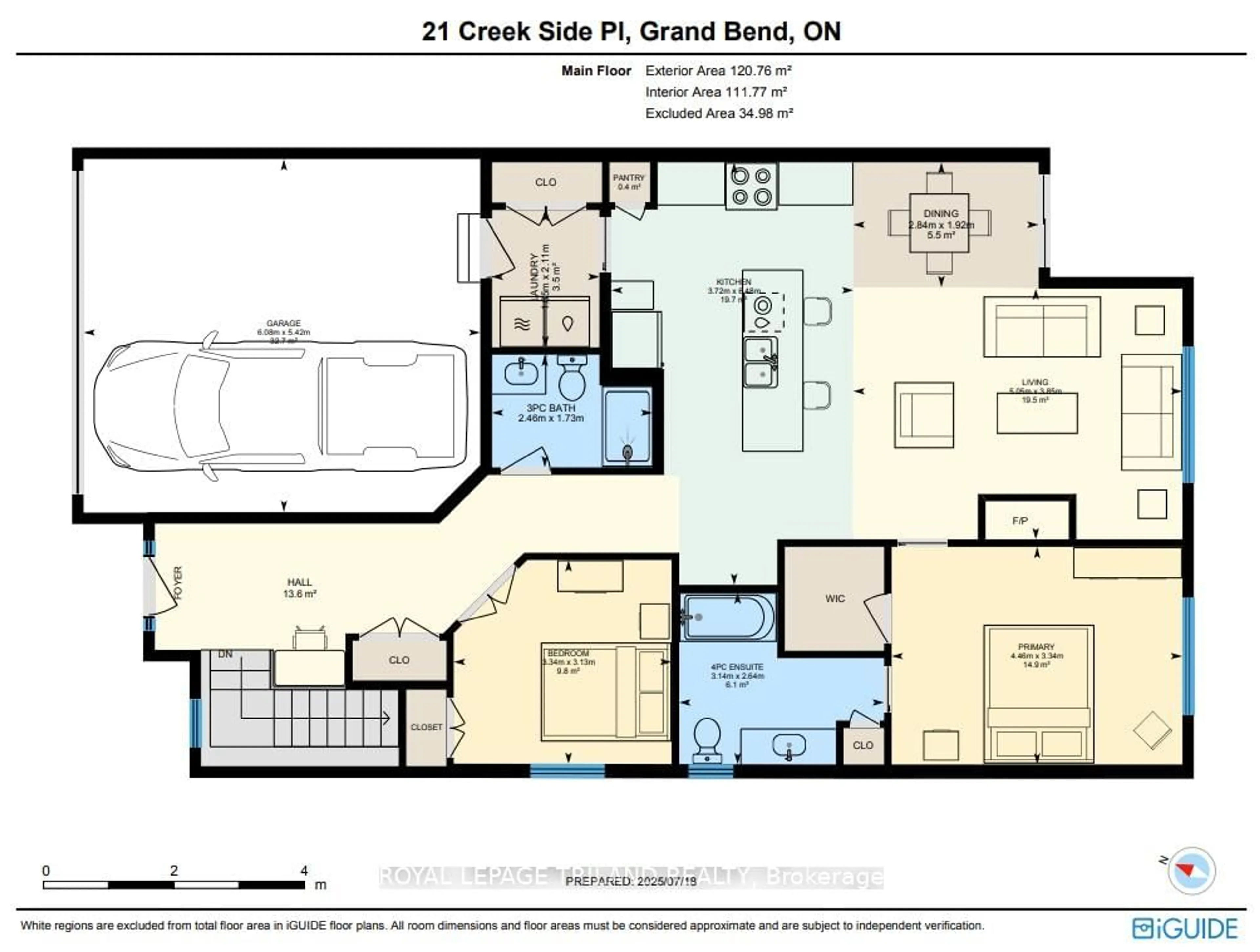 Floor plan for 21 Creek Side Pl, Lambton Shores Ontario N0M 1T0