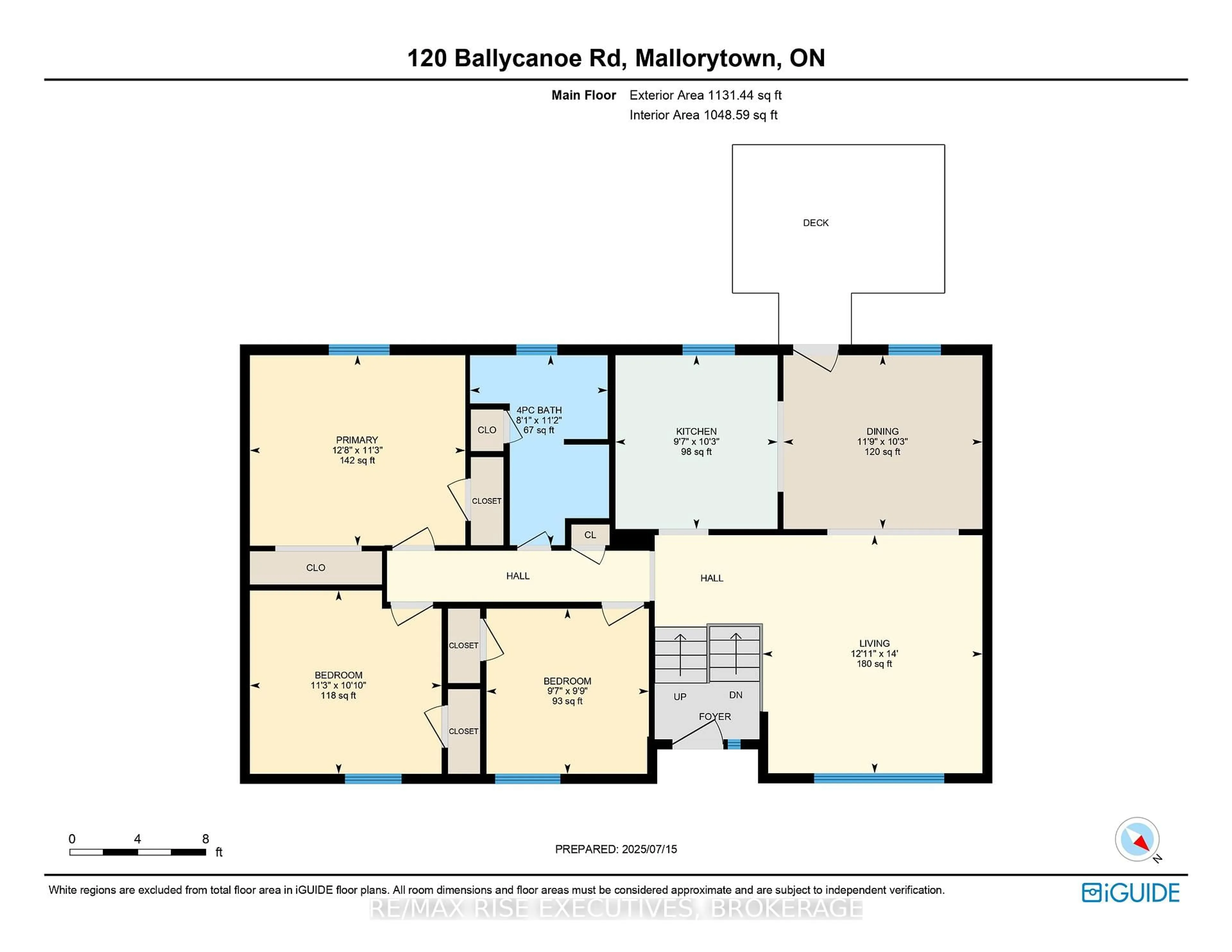 Floor plan for 120 Ballycanoe Rd, Front of Yonge Ontario K0E 1R0