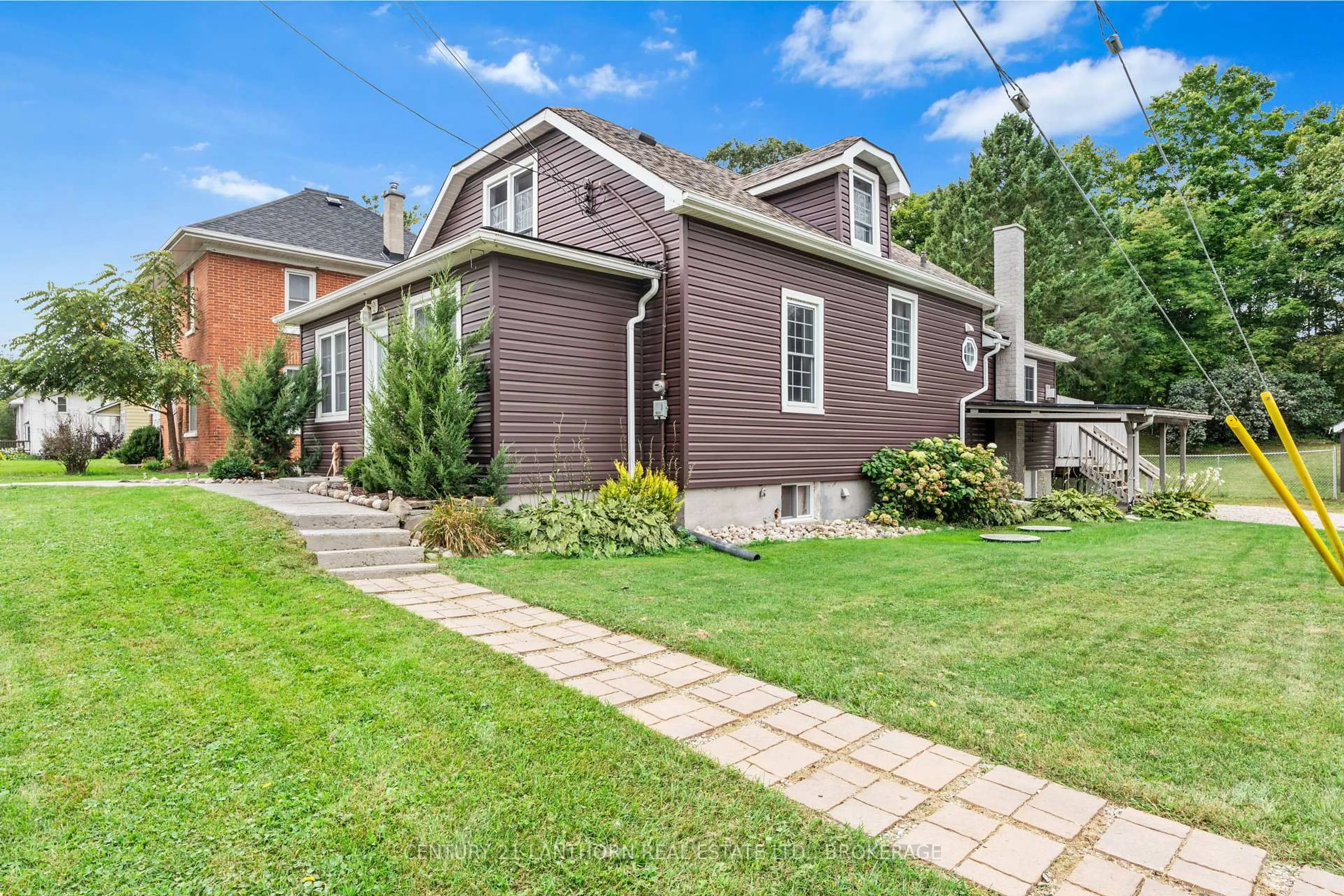 Home with brick exterior material, street for 6817 38 Highway, Verona Ontario K0H 2W0
