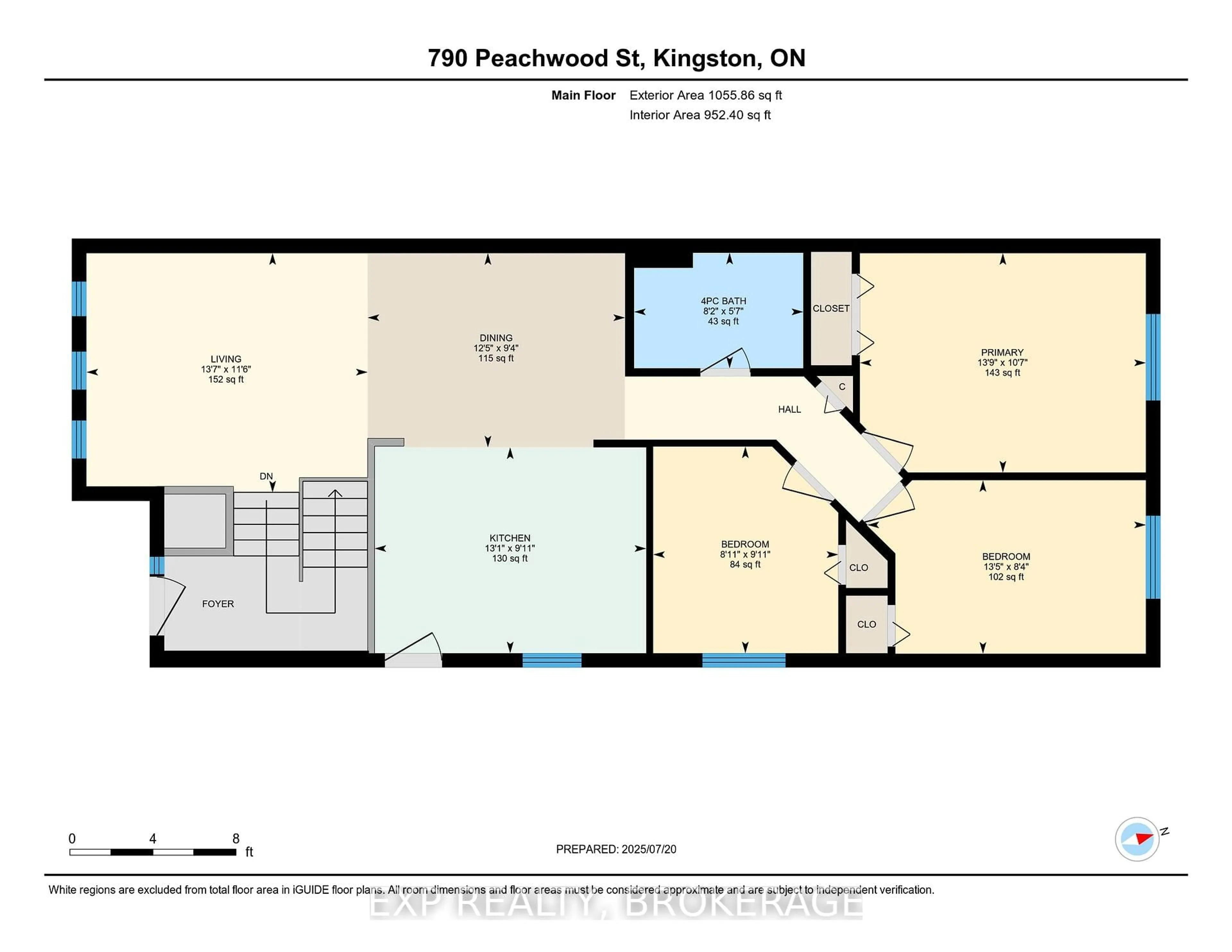 Floor plan for 790 PEACHWOOD St, Kingston Ontario K7P 3G6
