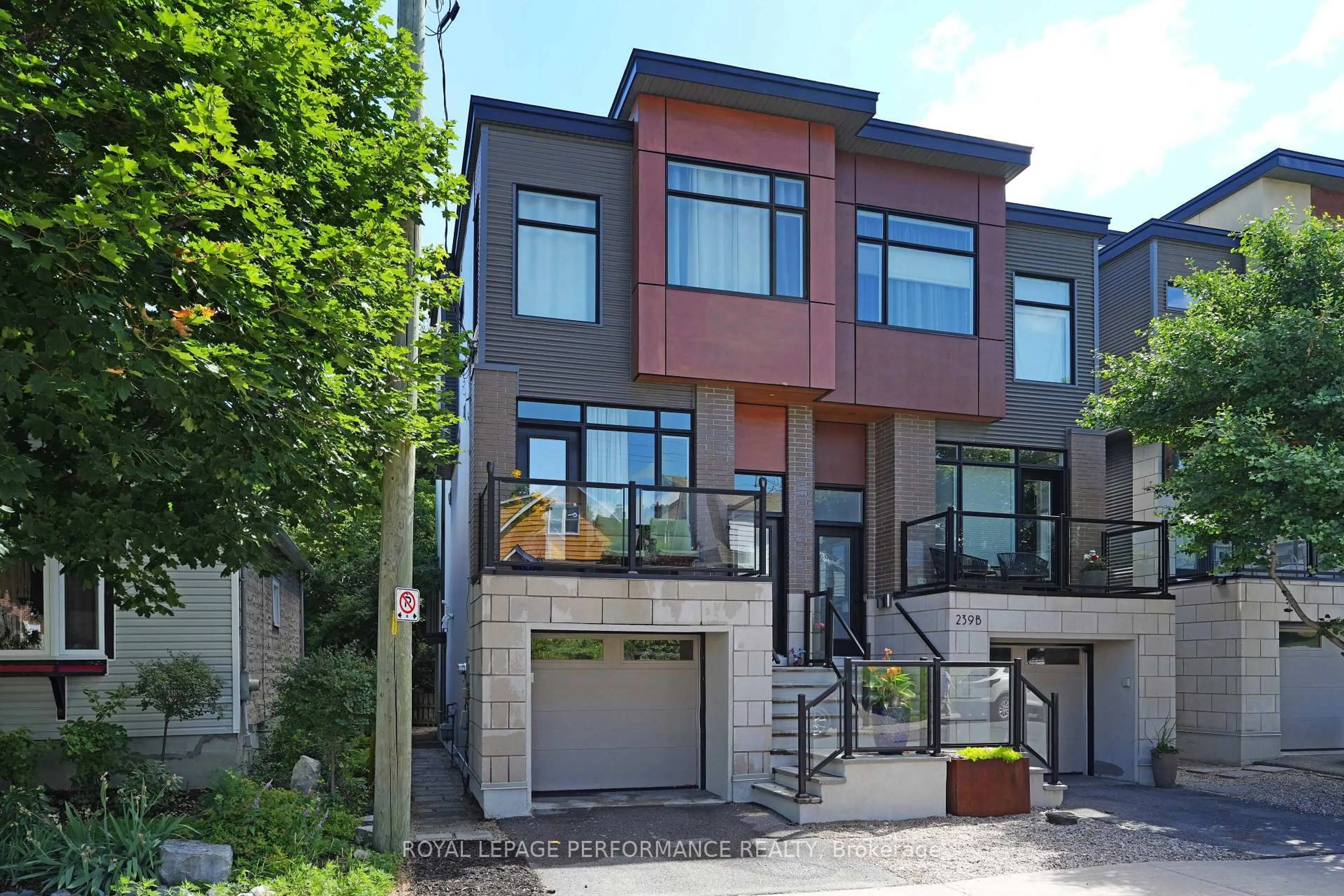 Home with brick exterior material, street for 239 Fairmont Ave #A, Ottawa Ontario K1Y 1X8