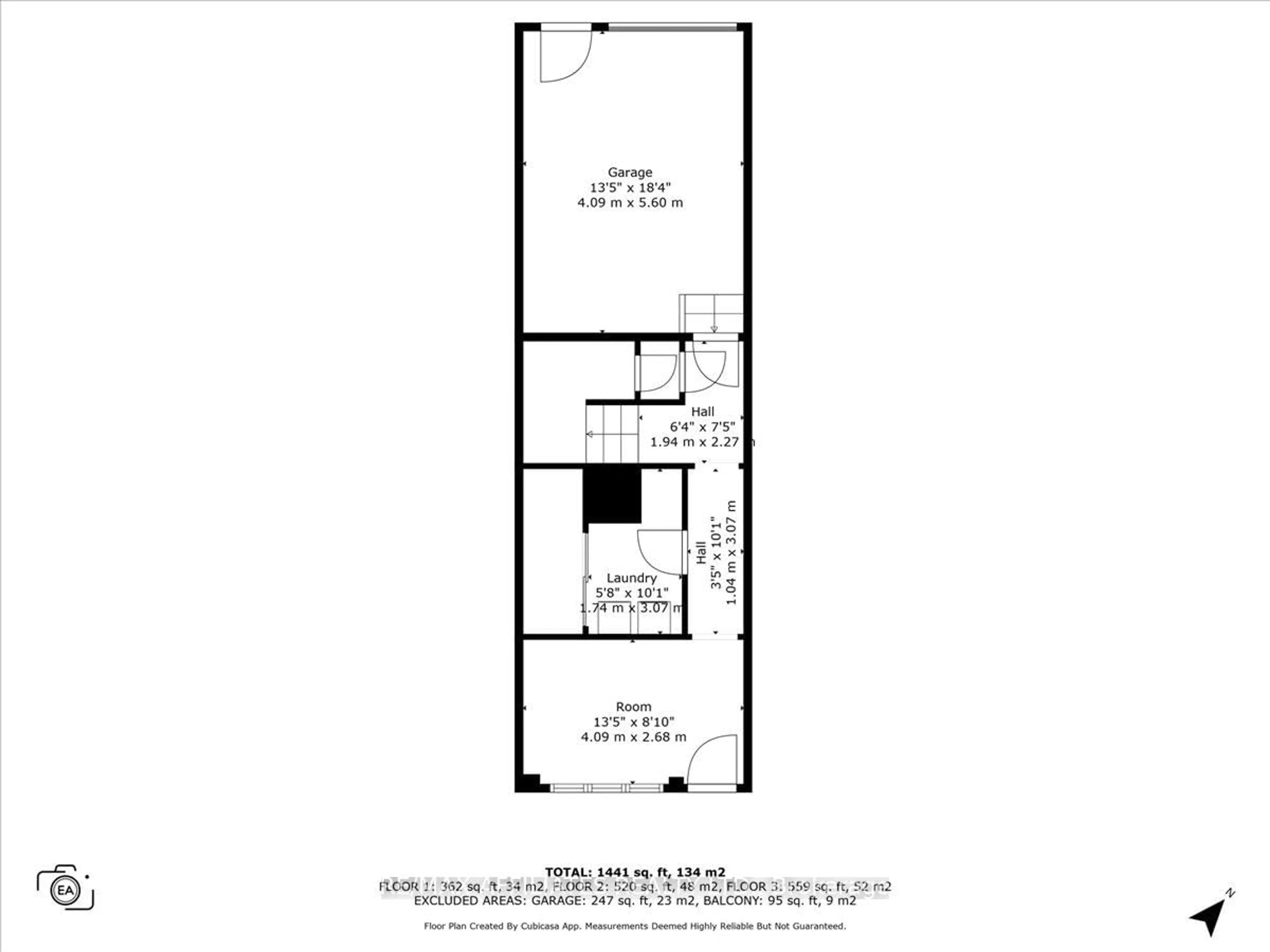 Floor plan for 1028 Pampero Cres, Ottawa Ontario K2S 0N4