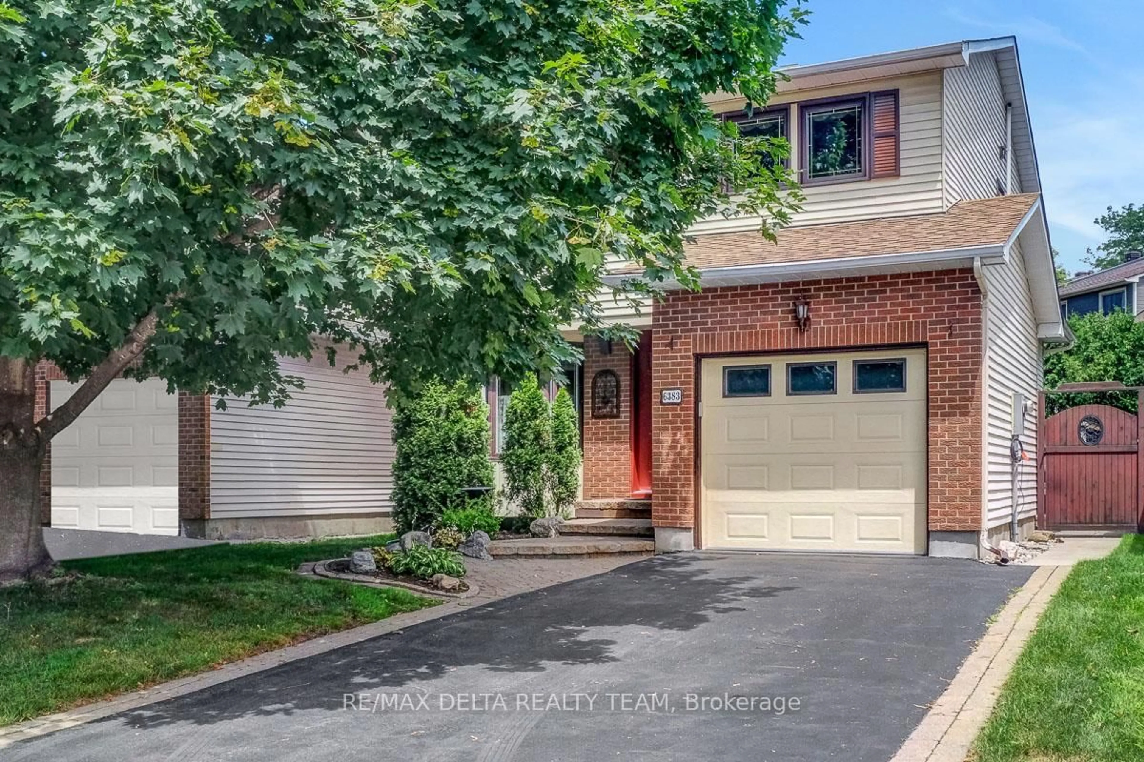 Home with brick exterior material, street for 6383 St Louis Dr, Ottawa Ontario K1C 2X9