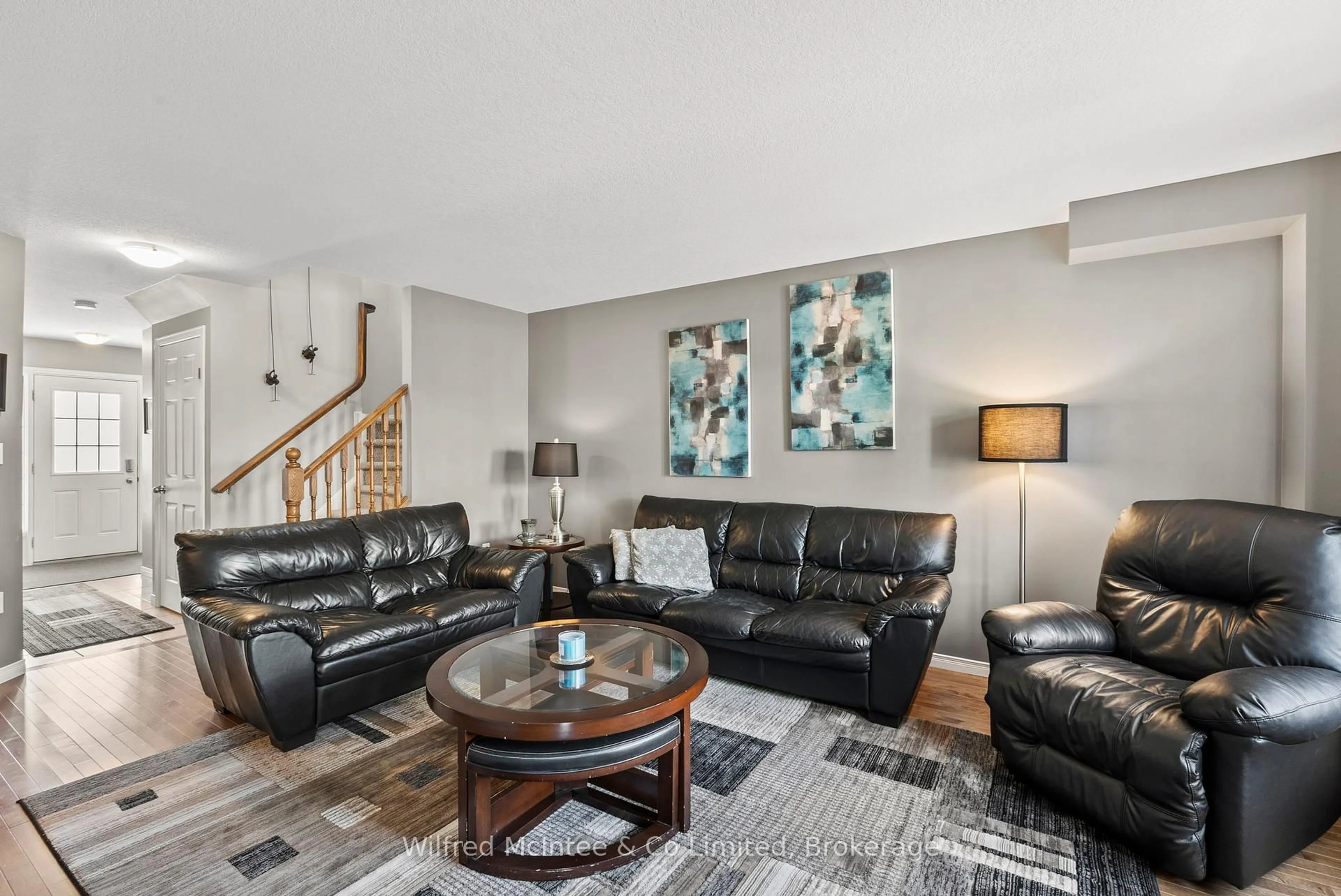 Living room with furniture, unknown for 18 Poffenroth Path, Woolwich Ontario N3B 3P5