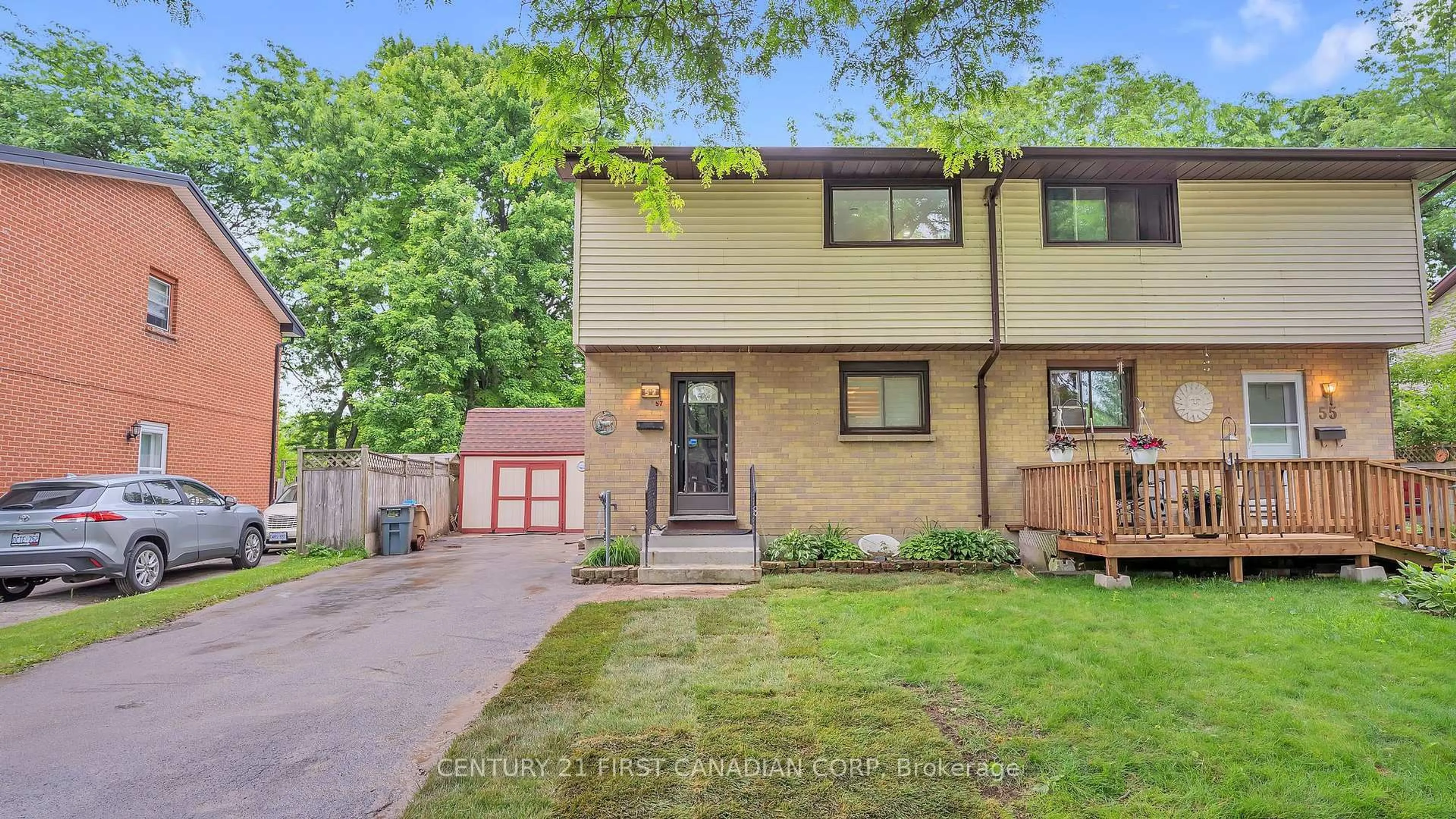 Home with brick exterior material, street for 57 Mohegan Cres, London East Ontario N5V 2X7
