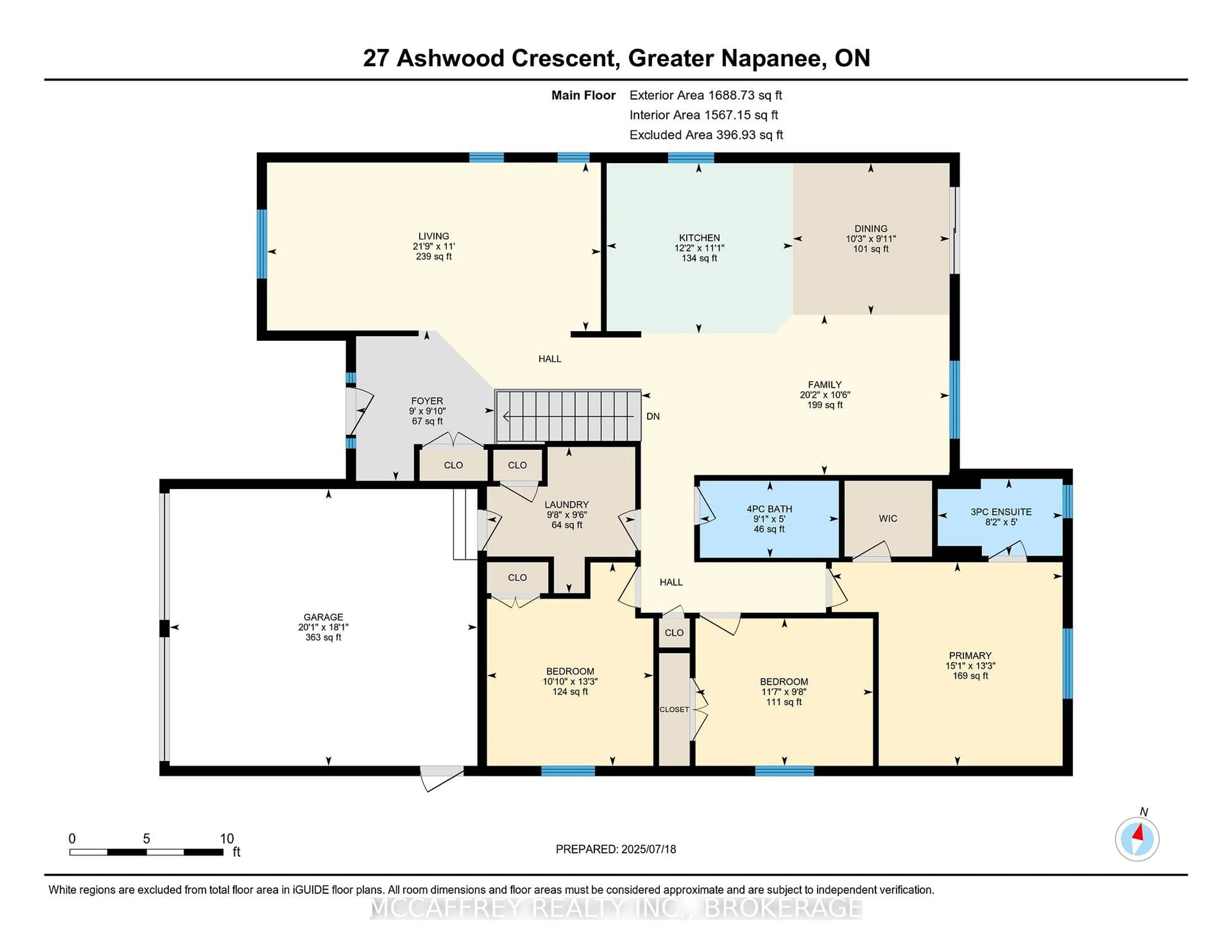 Floor plan for 27 Ashwood Cres, Greater Napanee Ontario K7R 3L1
