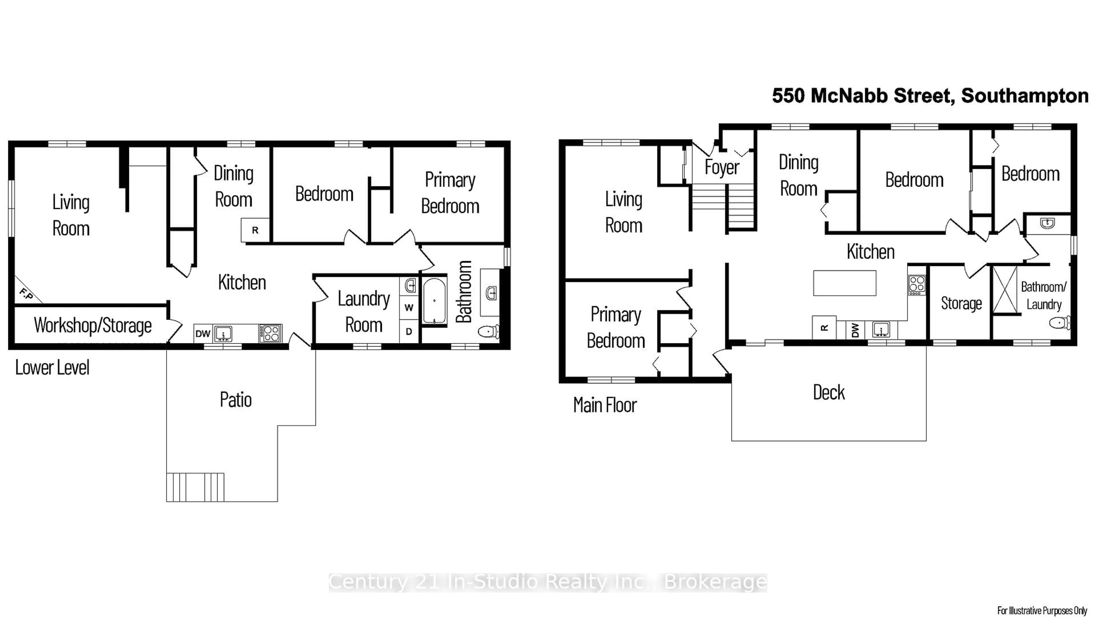 Floor plan for 550 McNabb St, Saugeen Shores Ontario N0H 2L0