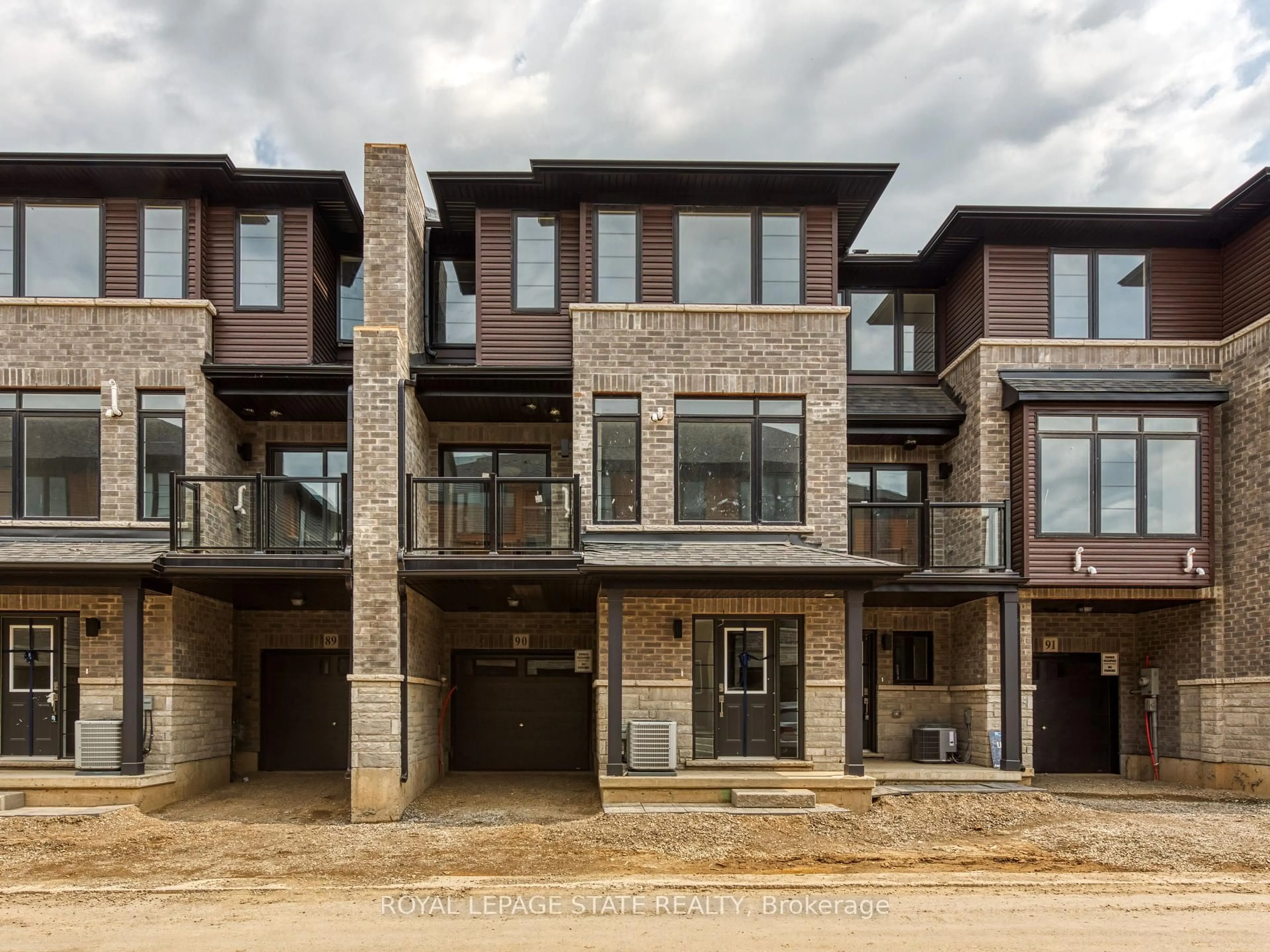 Home with brick exterior material, street for 461 Blackburn Dr #90, Brantford Ontario N3T 0W9