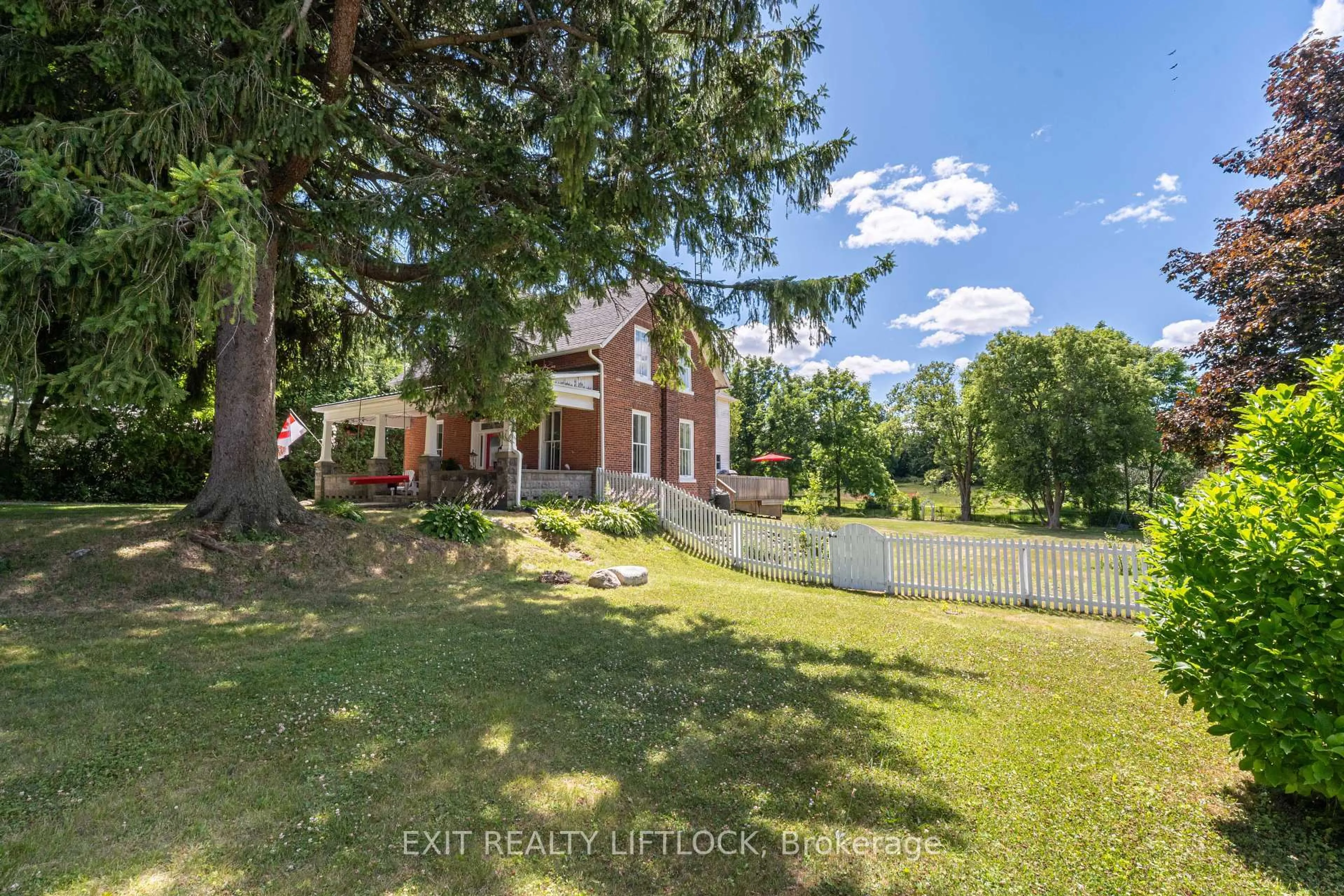 A pic from outside/outdoor area/front of a property/back of a property/a pic from drone, water/lake/river/ocean view for 174 County Road 28 Rd, Cavan Monaghan Ontario L0A 1G0