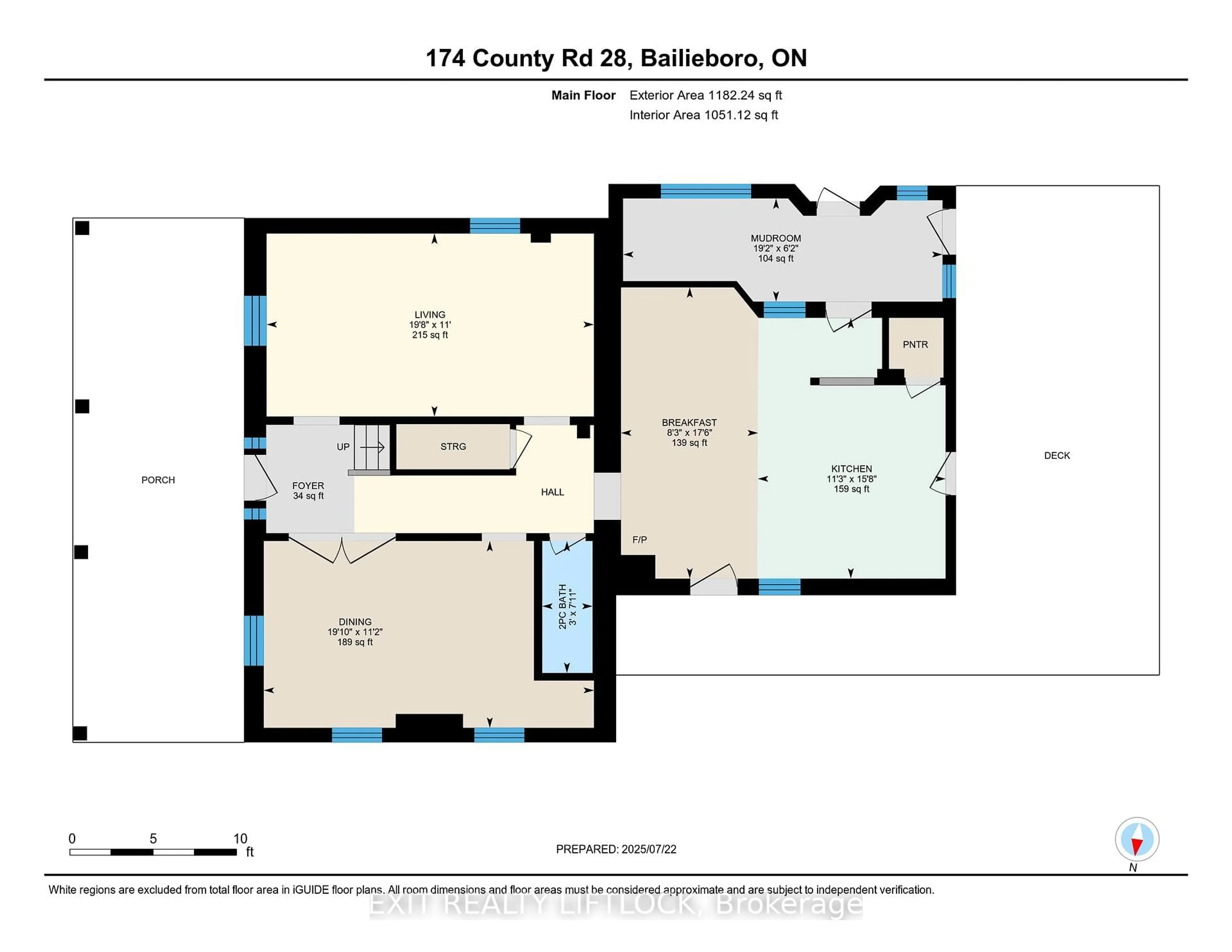 Floor plan for 174 County Road 28 Rd, Cavan Monaghan Ontario L0A 1G0