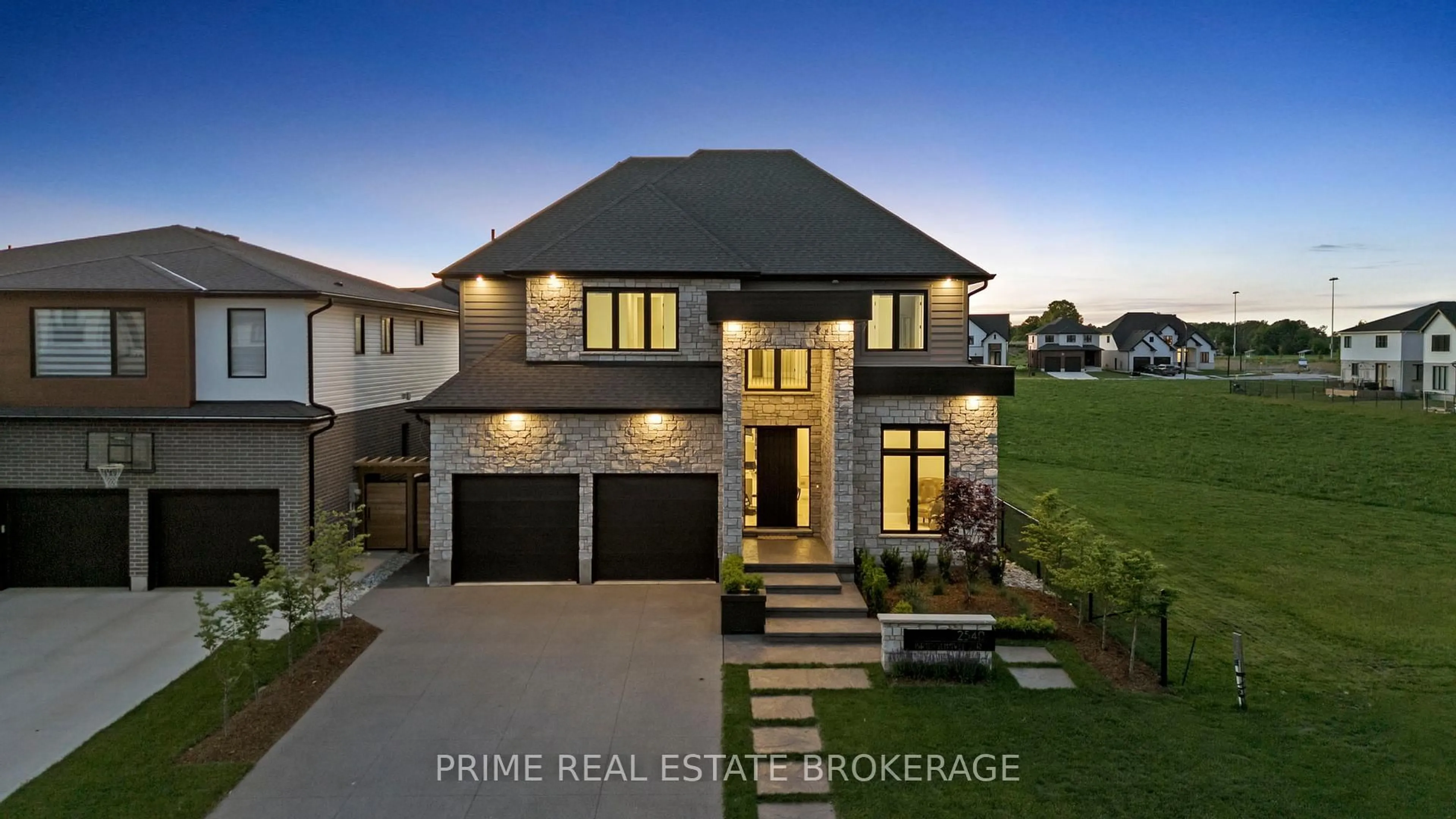 Home with brick exterior material, street for 2540 Bridgehaven Dr, London North Ontario N6G 0Z7