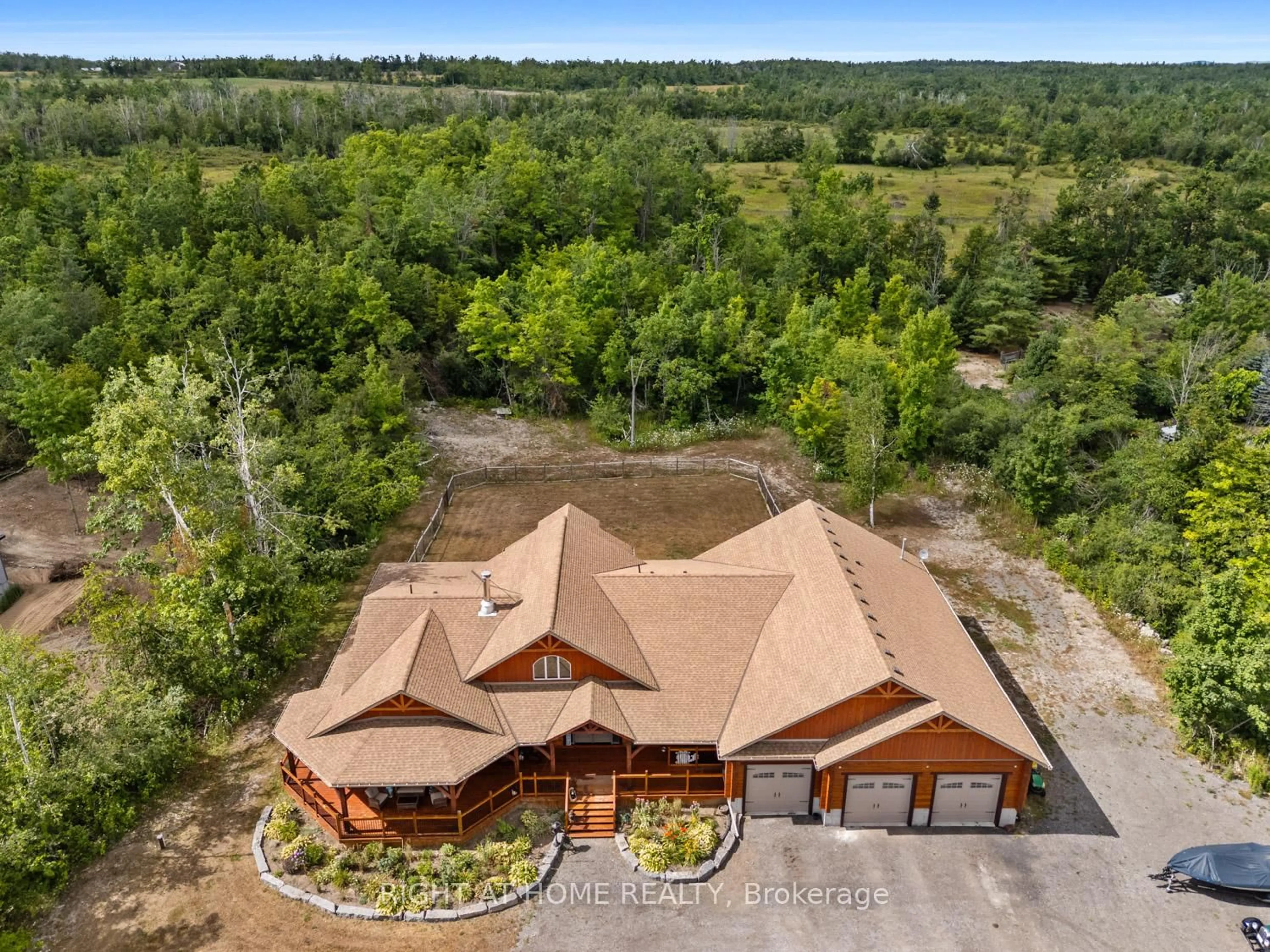 A pic from outside/outdoor area/front of a property/back of a property/a pic from drone, unknown for 177 Ellwood Cres, Trent Lakes Ontario K0M 1A0