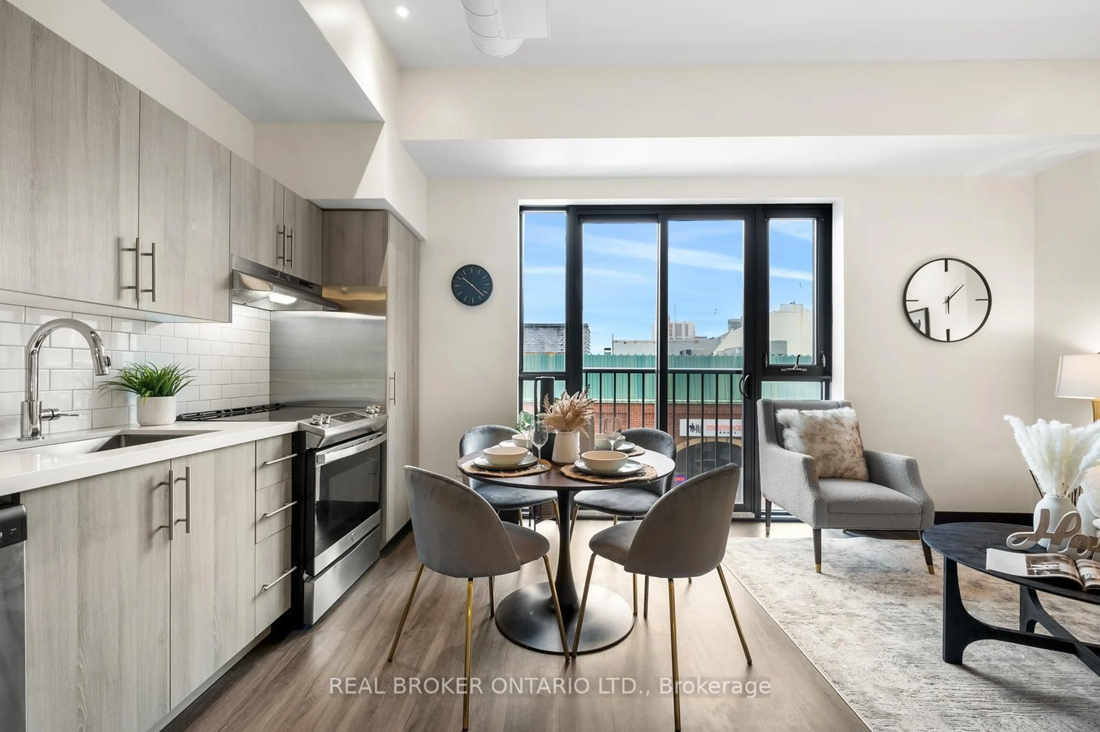 Open concept kitchen, unknown for 121 King St East St #206, Hamilton Ontario L8N 1A9