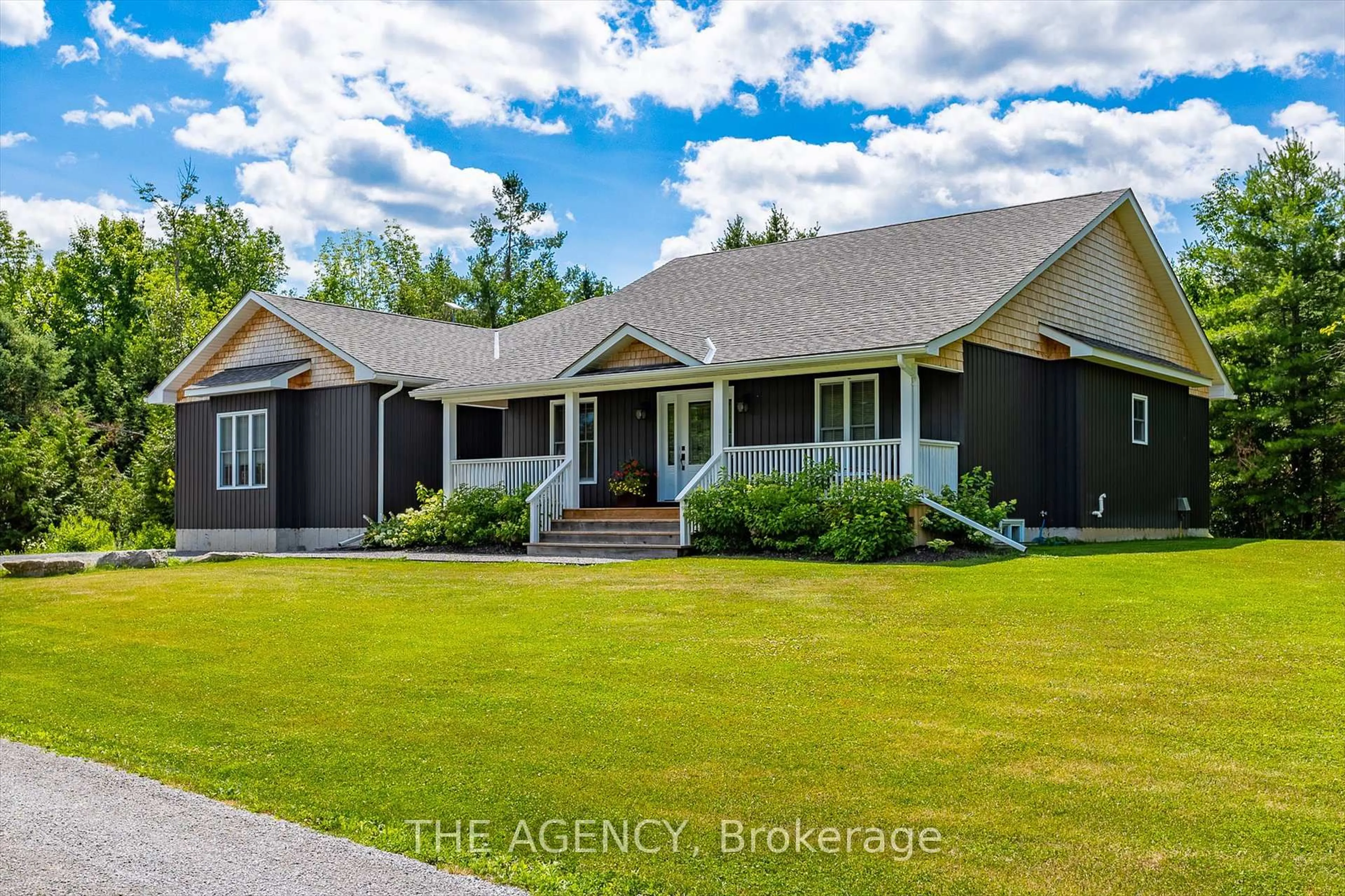 A pic from outside/outdoor area/front of a property/back of a property/a pic from drone, street for 1658 County Rd #40, Douro-Dummer Ontario K0L 2V0