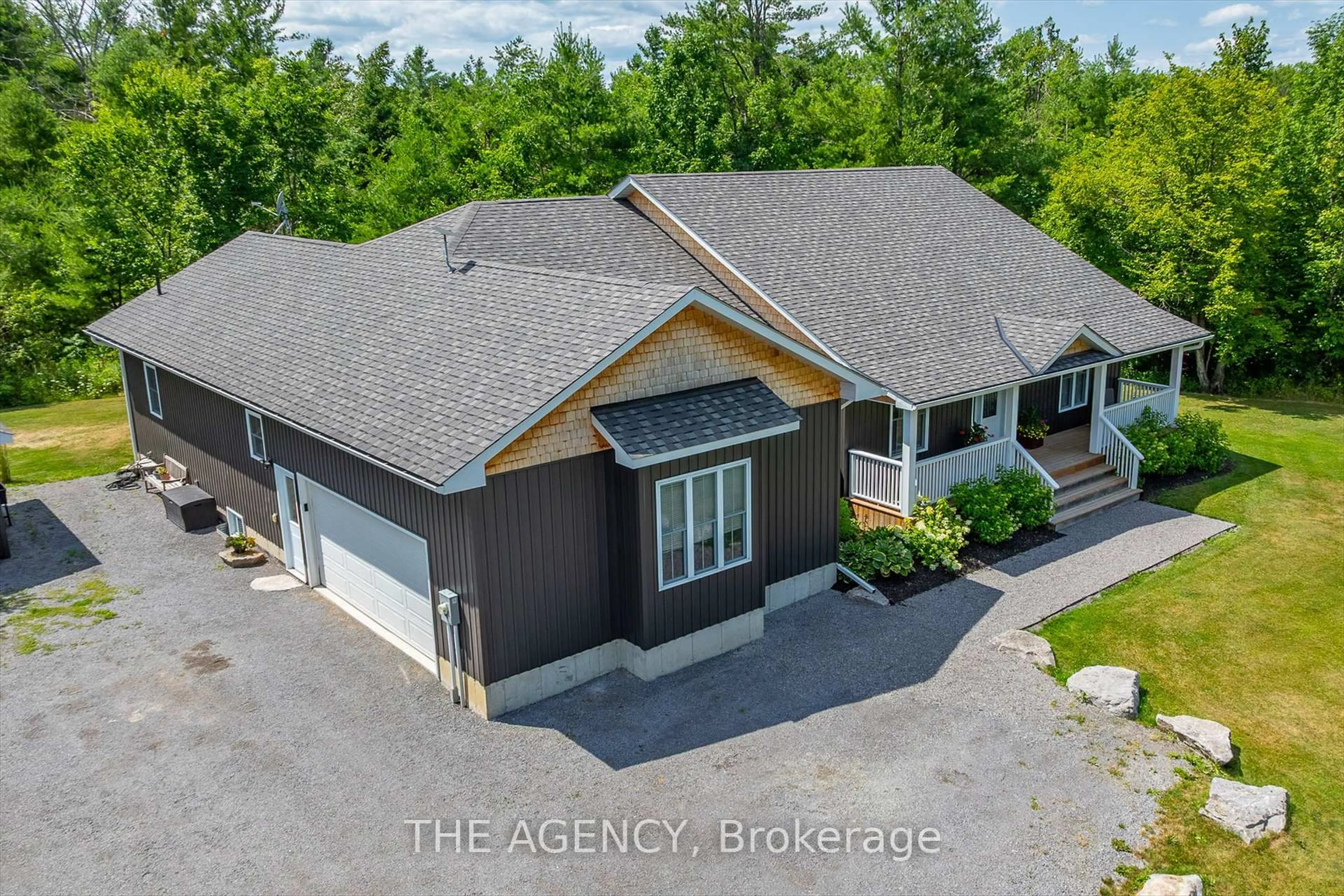 A pic from outside/outdoor area/front of a property/back of a property/a pic from drone, building for 1658 County Rd #40, Douro-Dummer Ontario K0L 2V0