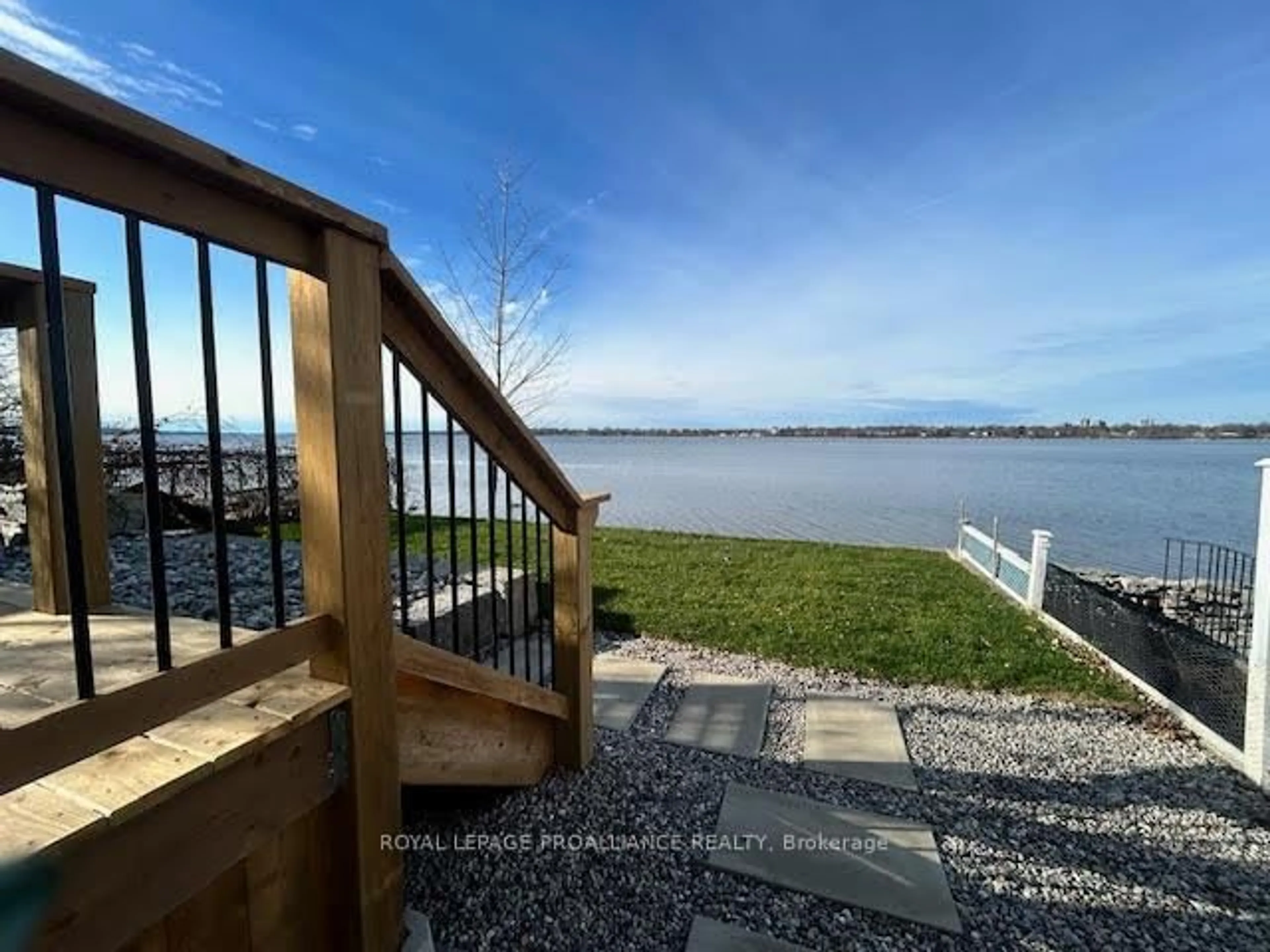 Patio, water/lake/river/ocean view for 80 Ridley St, Prince Edward County Ontario K8N 4Z1
