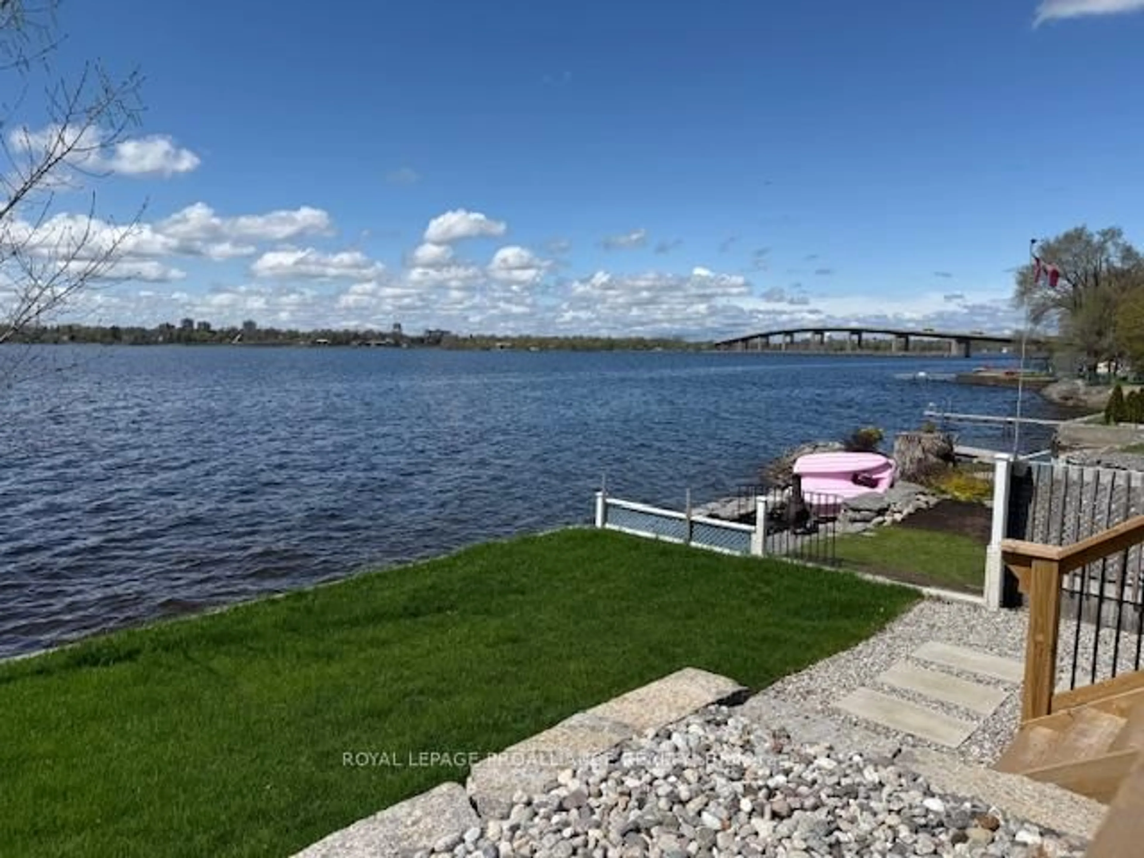 Patio, water/lake/river/ocean view for 80 Ridley St, Prince Edward County Ontario K8N 4Z1