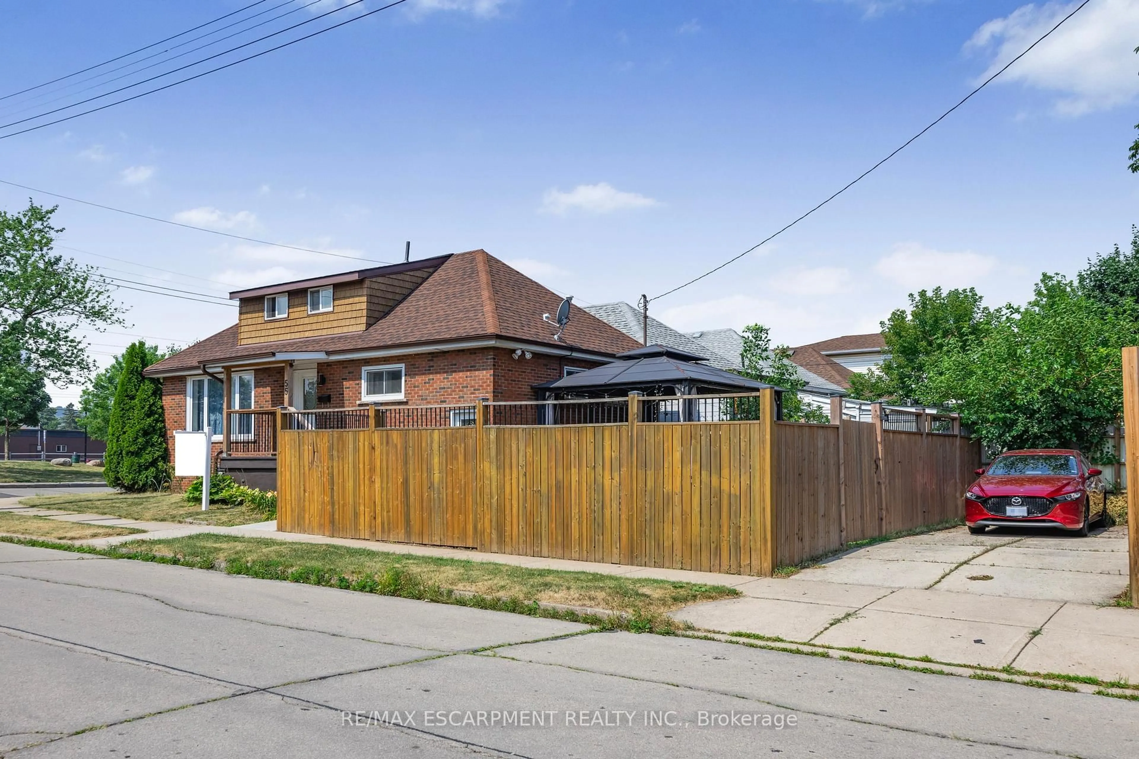 Home with brick exterior material, street for 55 Allan Ave, Hamilton Ontario L8H 2C8