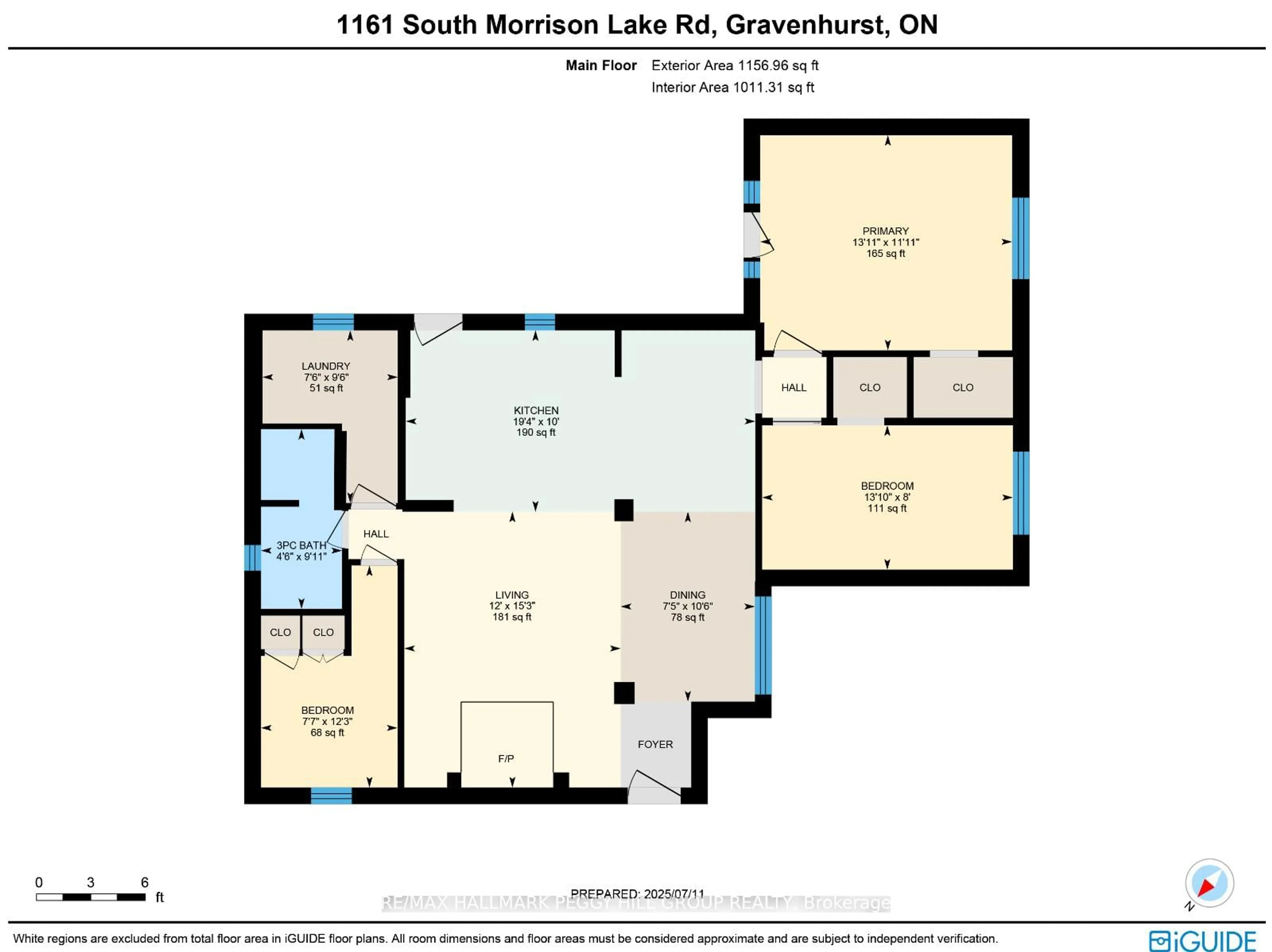 Floor plan for 1161 Morrison Lake Rd, Gravenhurst Ontario P0G 1G0