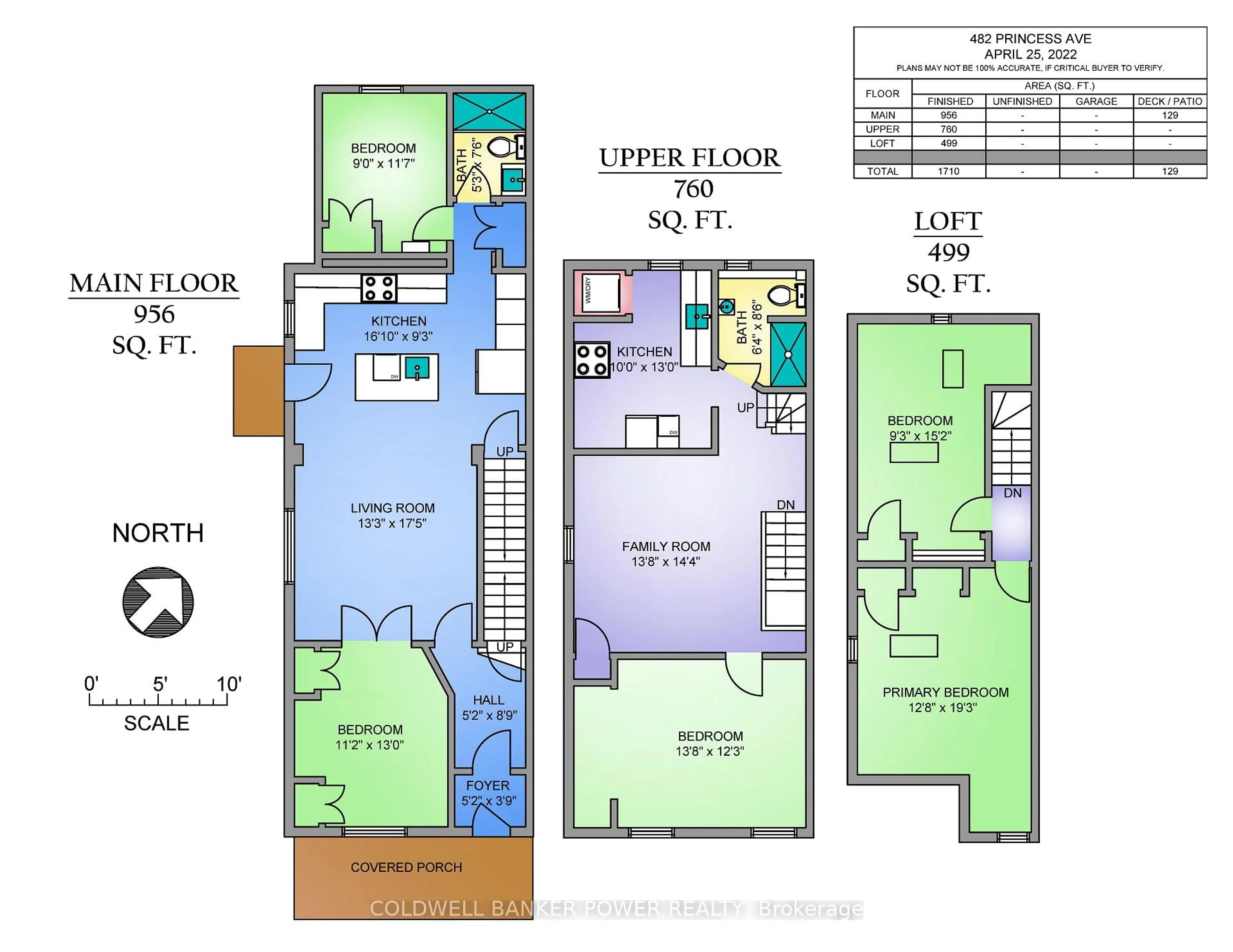 Floor plan for 482 Princess Ave, London East Ontario N6B 2B6