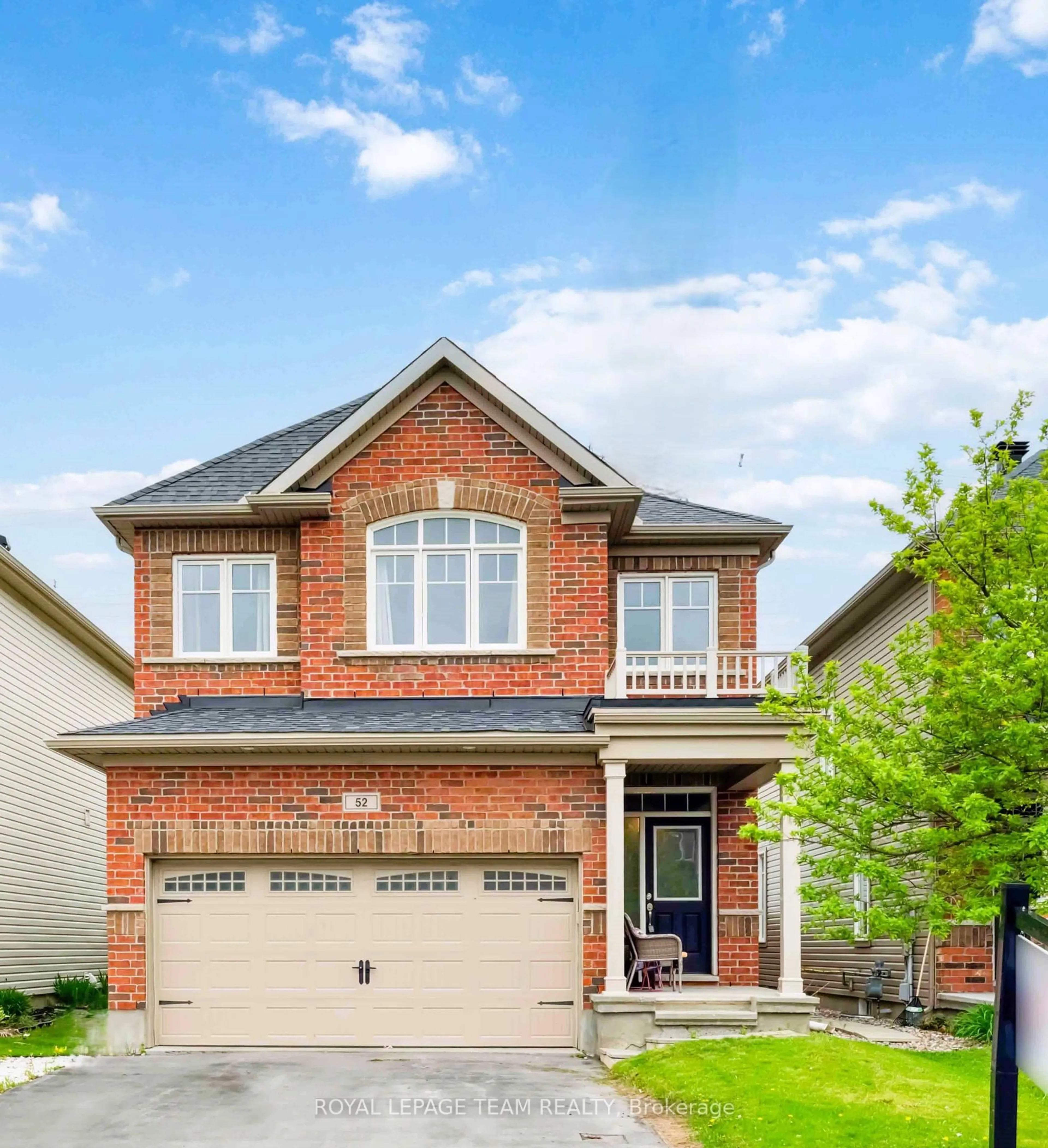 Home with brick exterior material, street for 52 Tapadero Ave, Ottawa Ontario K2V 0E1