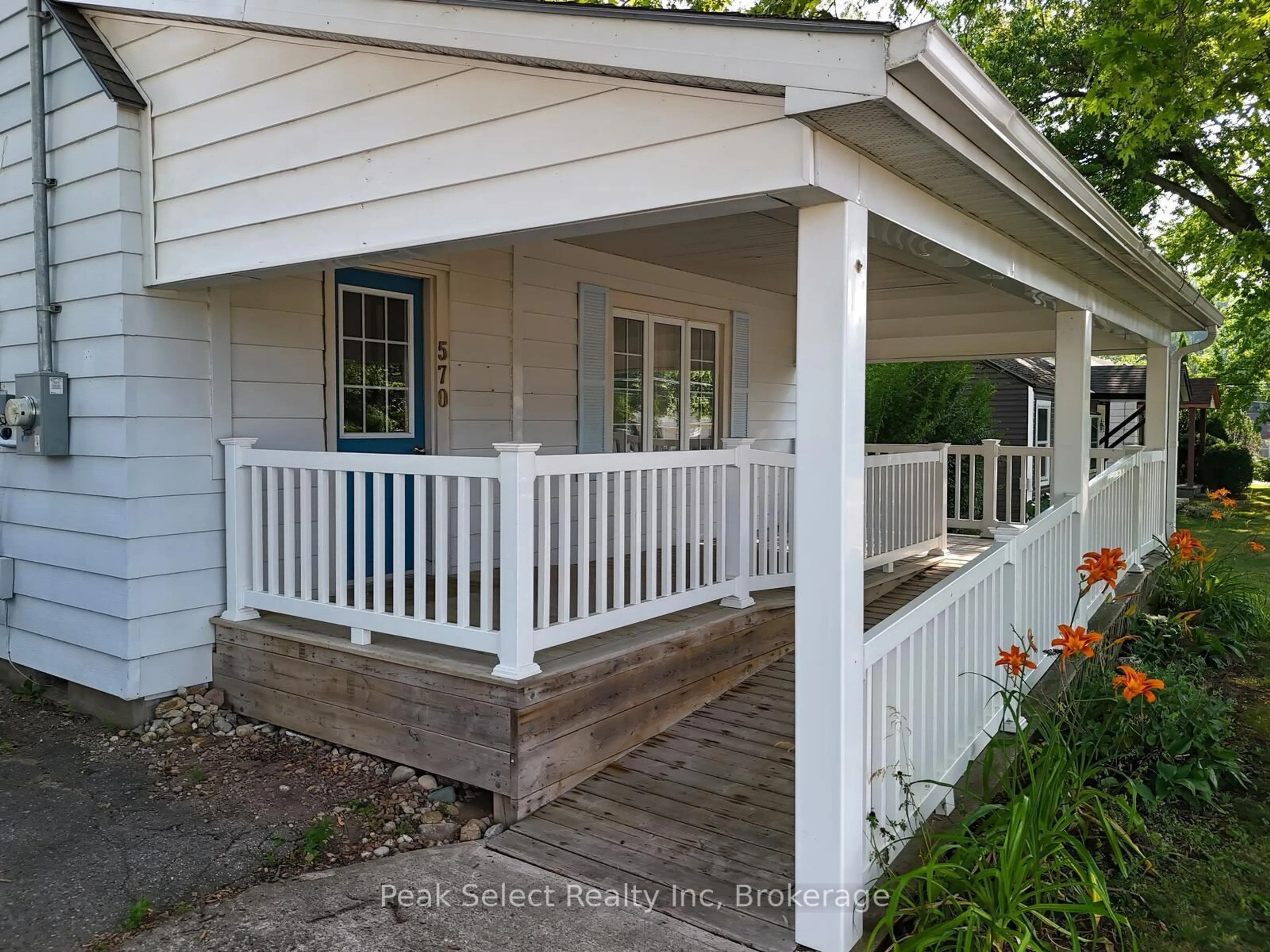 Home with vinyl exterior material, street for 570 Jones St, St. Marys Ontario N4X 1A2