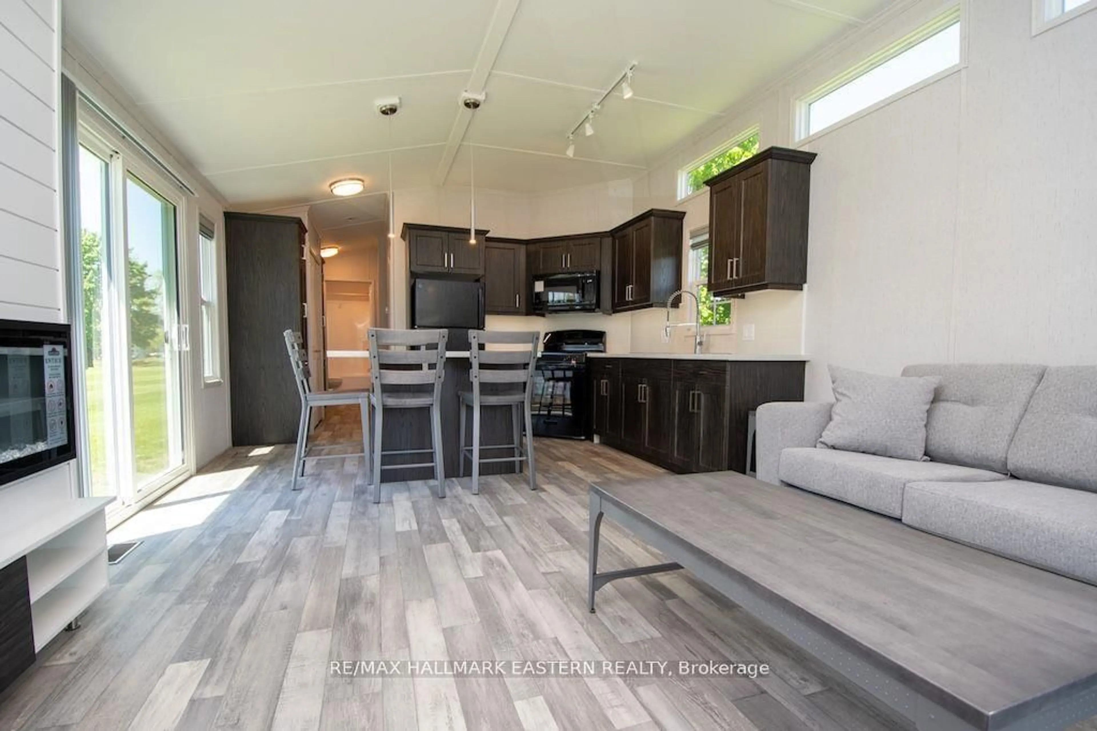 Open concept kitchen, wood/laminate floor for 52 Fire Route 39 #Lot 3, Trent Lakes Ontario K0L 1J0
