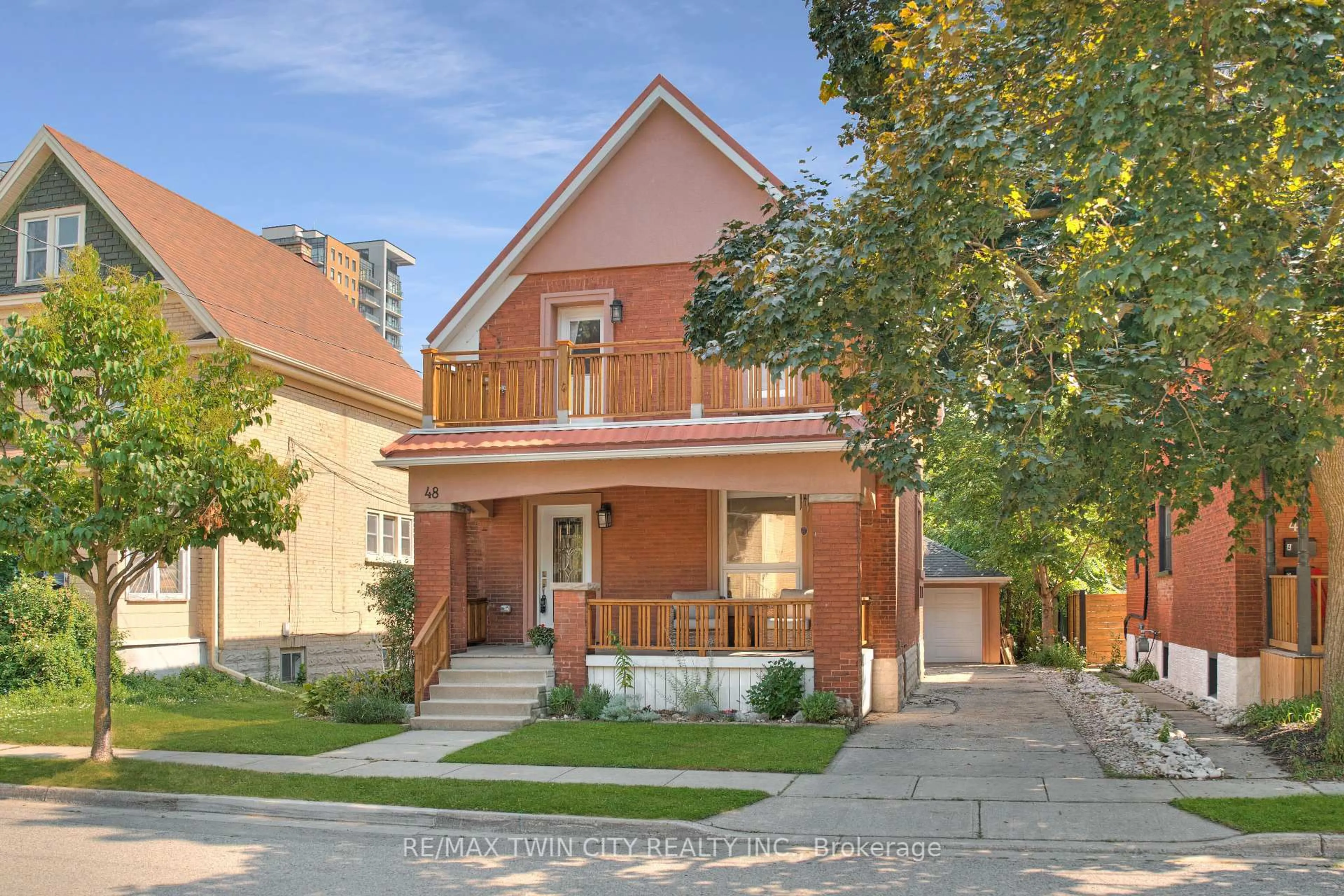 Home with brick exterior material, street for 48 Theresa St, Kitchener Ontario N2G 1M1
