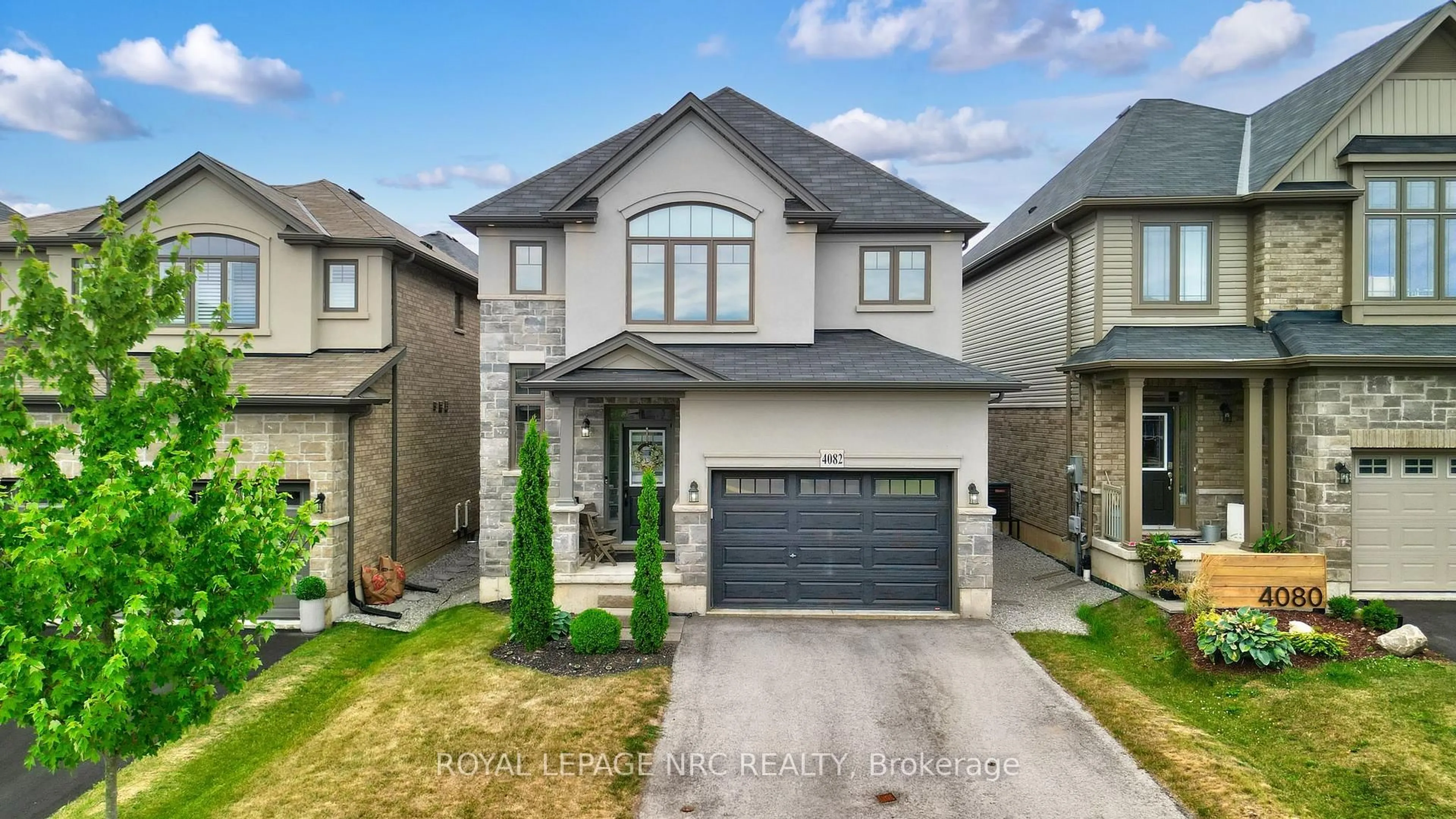 Home with brick exterior material, street for 4082 Healing St, Lincoln Ontario L3J 0S3