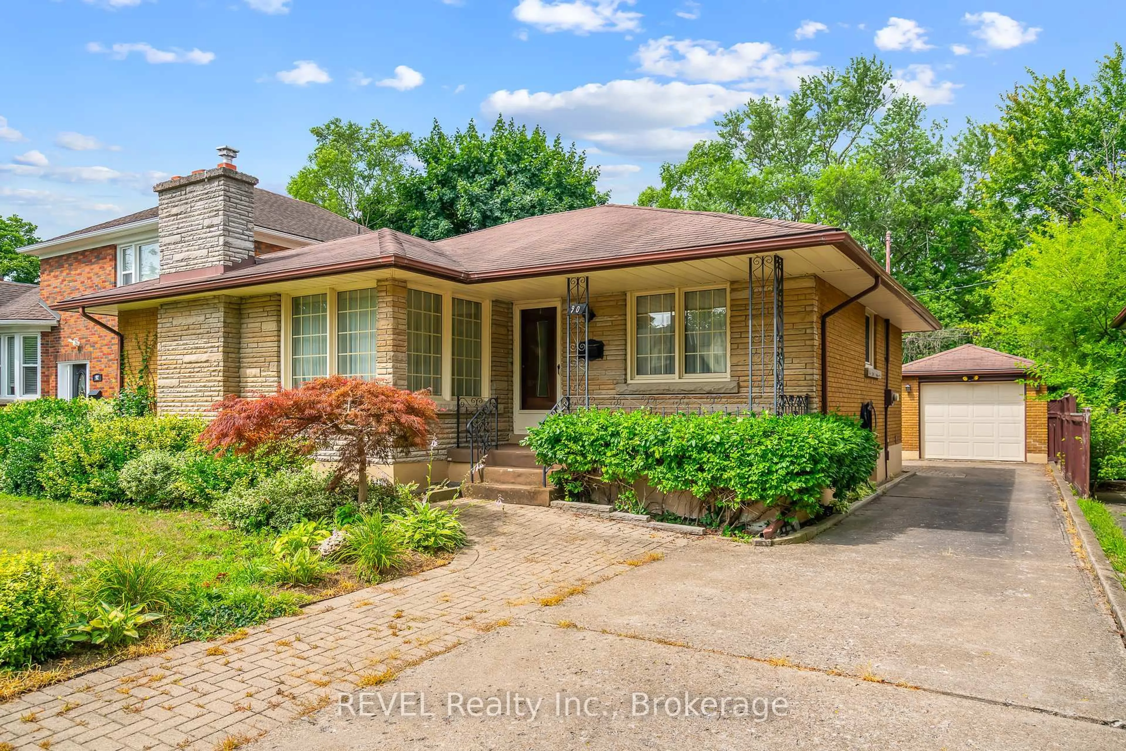 Home with brick exterior material, street for 90 Glenridge Ave, St. Catharines Ontario L2R 4X3