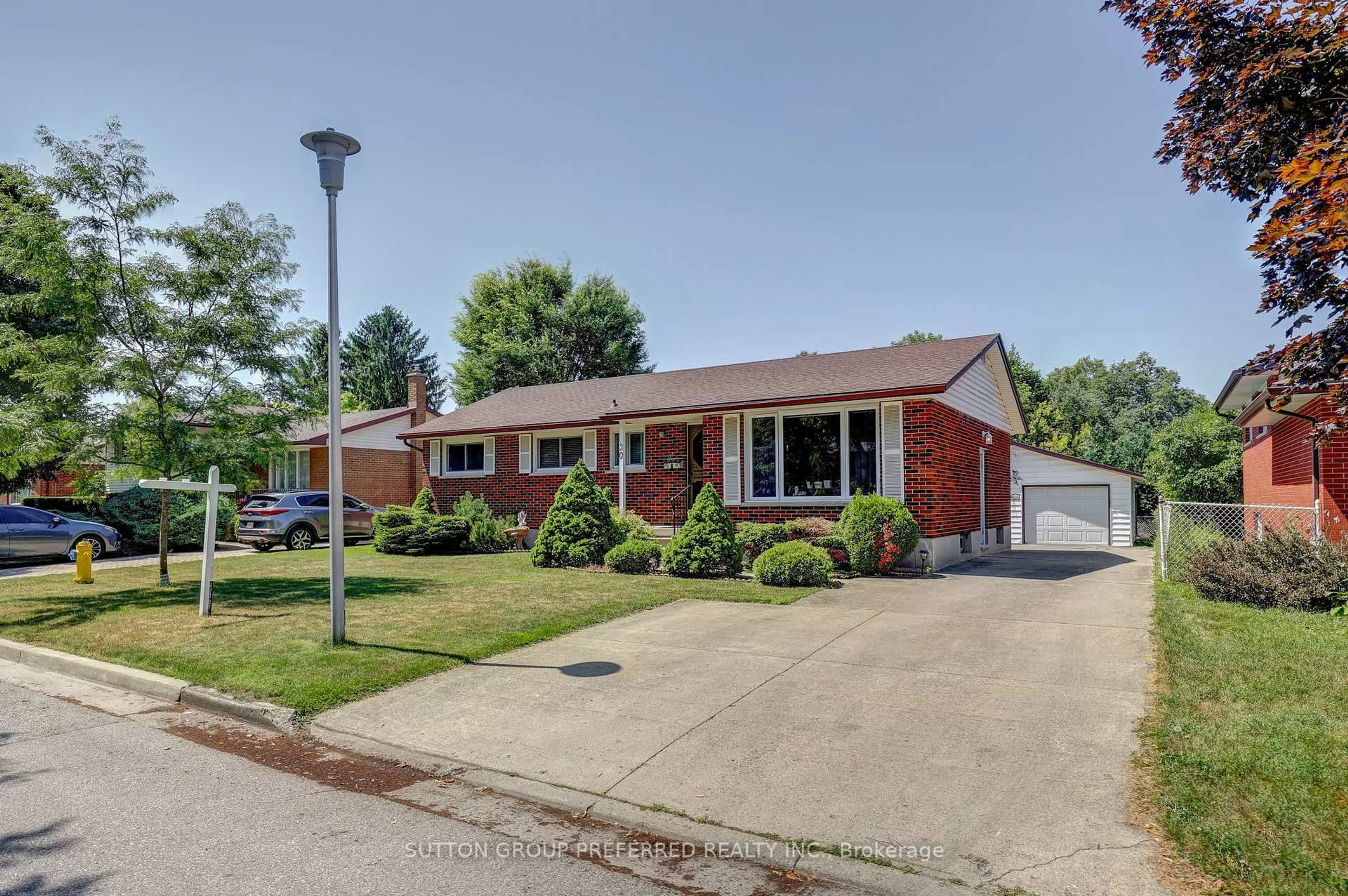 Home with brick exterior material, street for 20 Amy Cres, London East Ontario N5Y 4A6