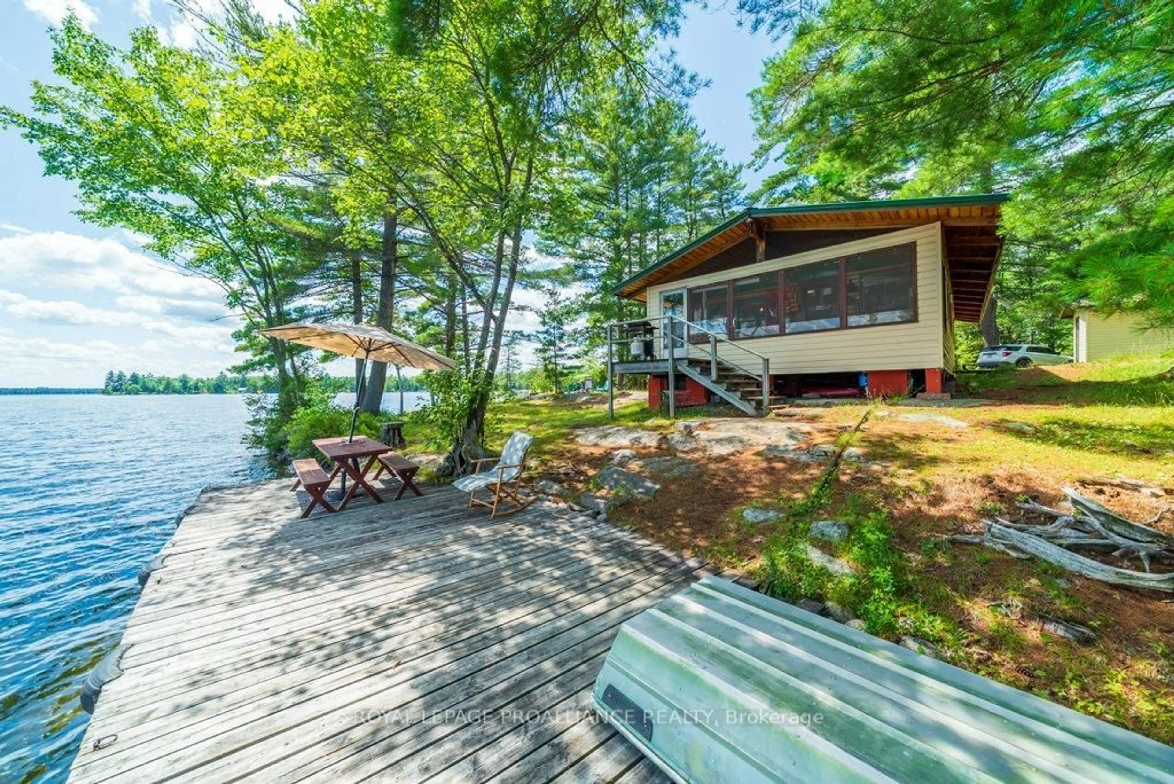 Patio, water/lake/river/ocean view for 1056 A Glass Lane, Clarendon Station Ontario K0H 1J0