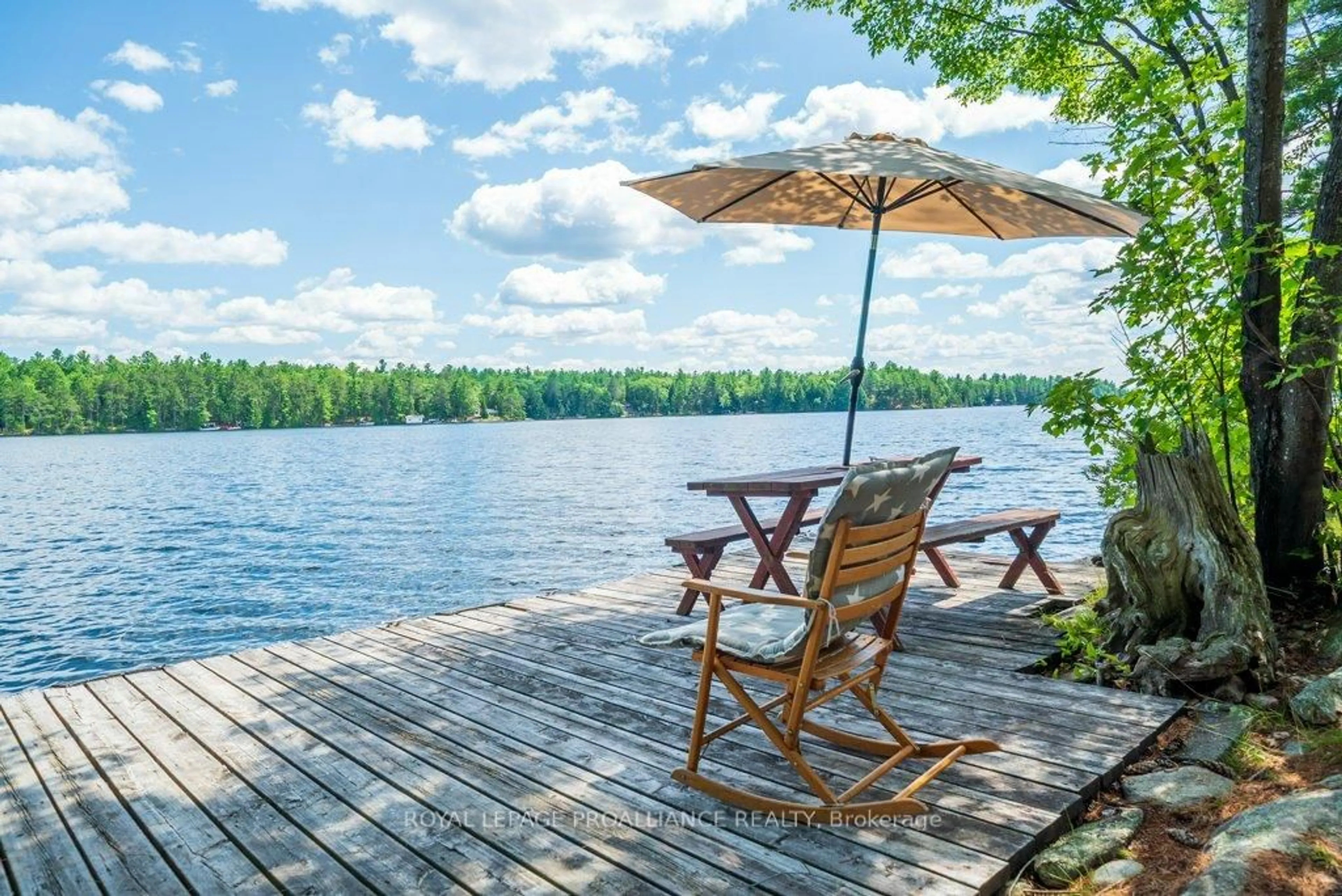 Patio, water/lake/river/ocean view for 1056 A Glass Lane, Clarendon Station Ontario K0H 1J0