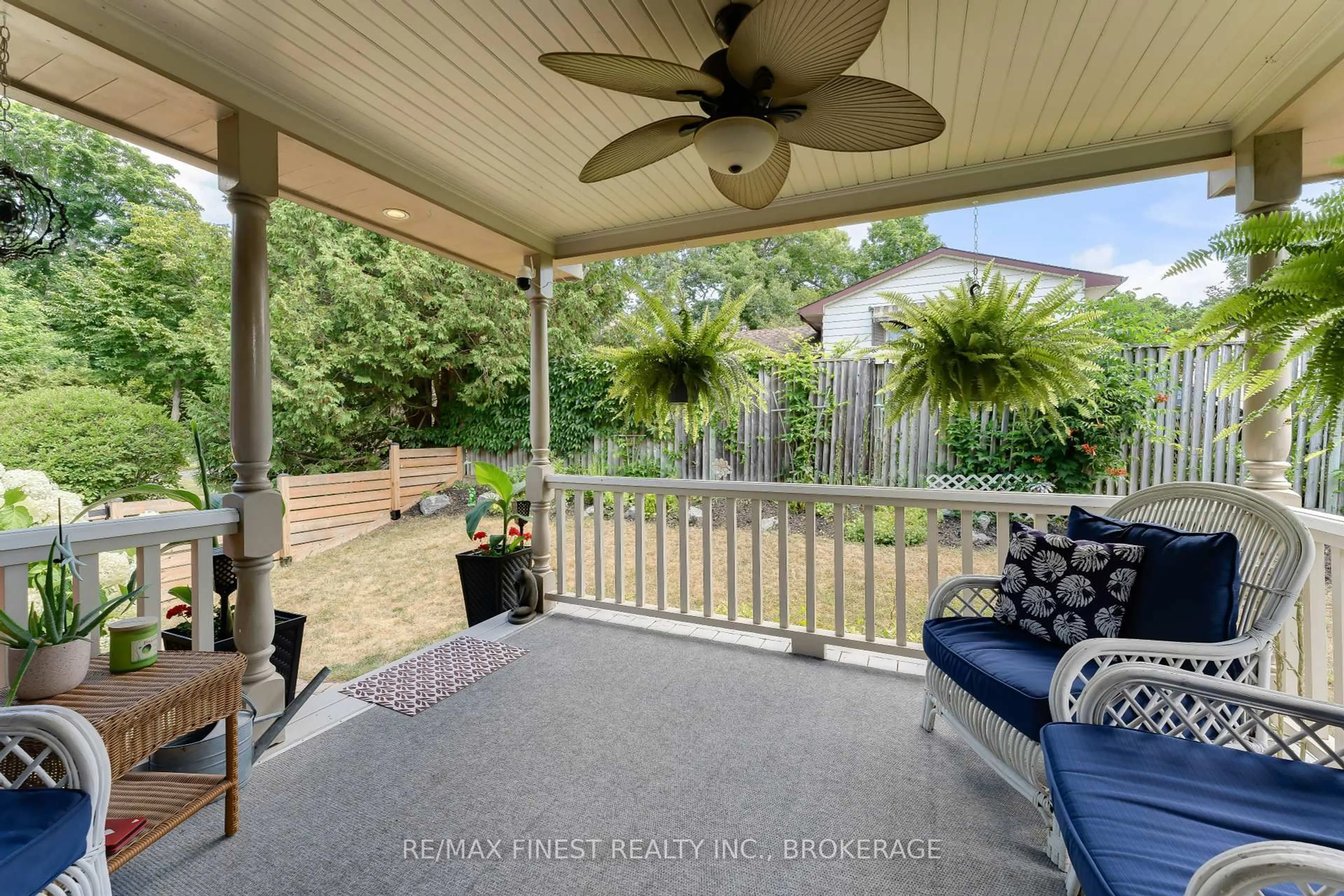 Patio, water/lake/river/ocean view for 26 Brooklands Park Ave, Bath Ontario K0H 1G0