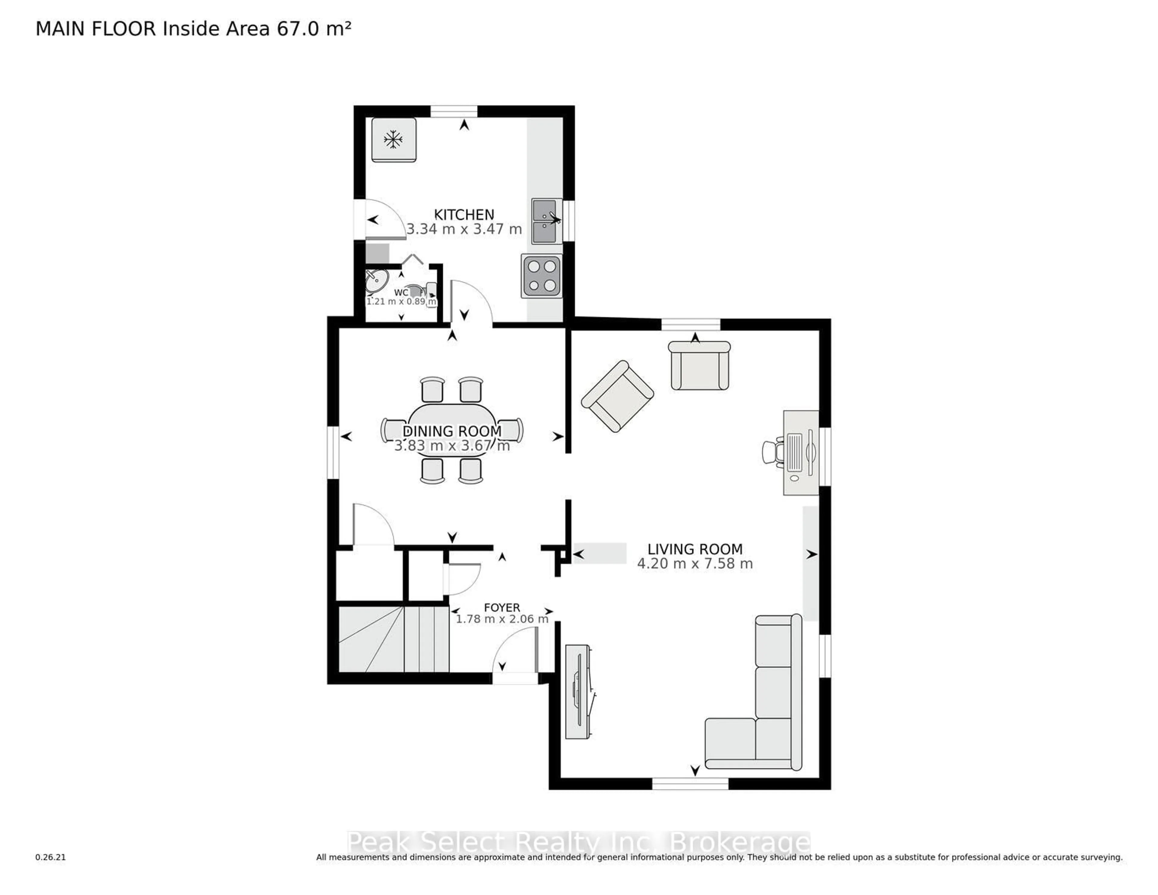 Floor plan for 220 George St, St. Marys Ontario N4X 1A2