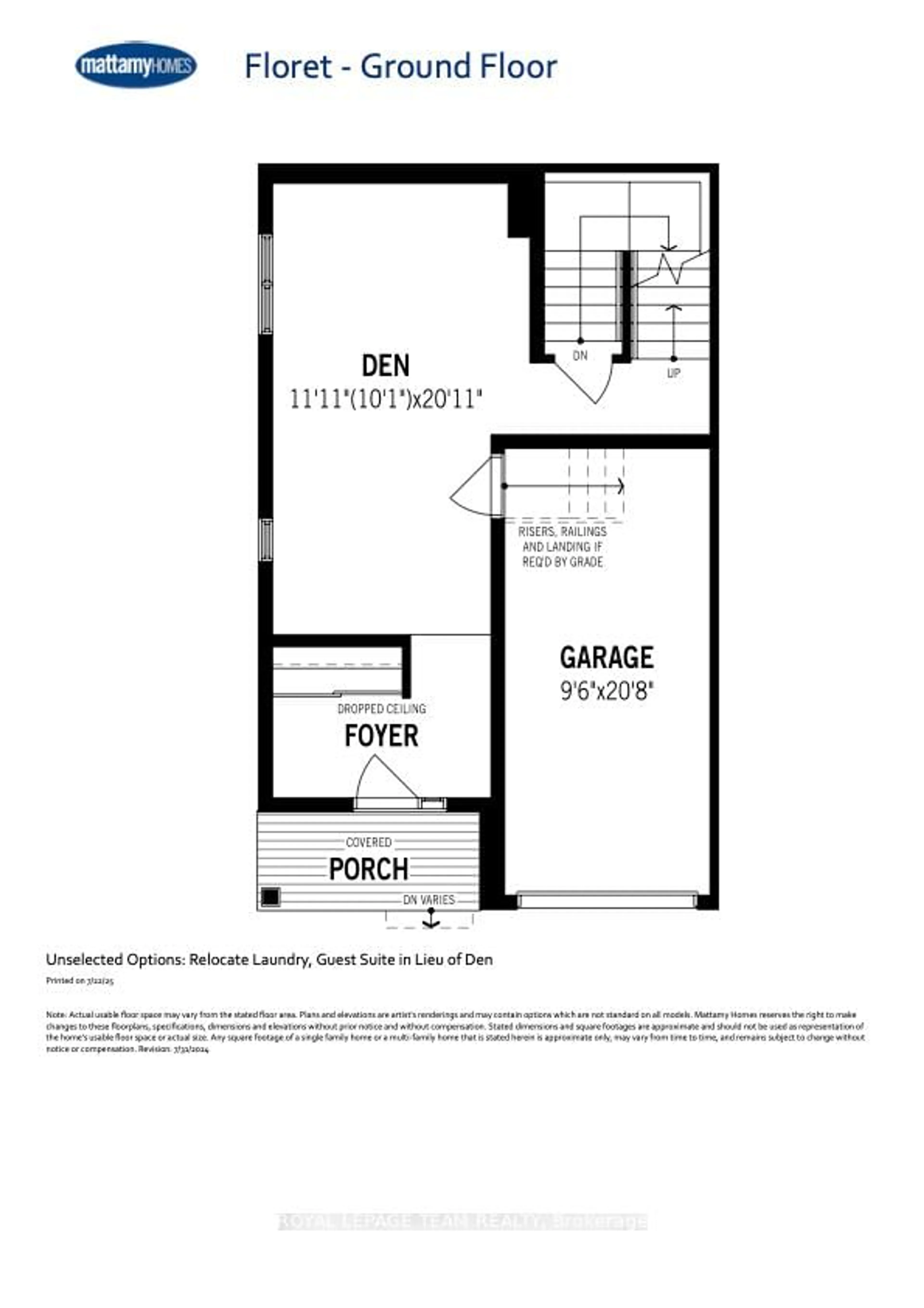 Floor plan for 106 Monty Private, North Grenville Ontario K0G 1J0