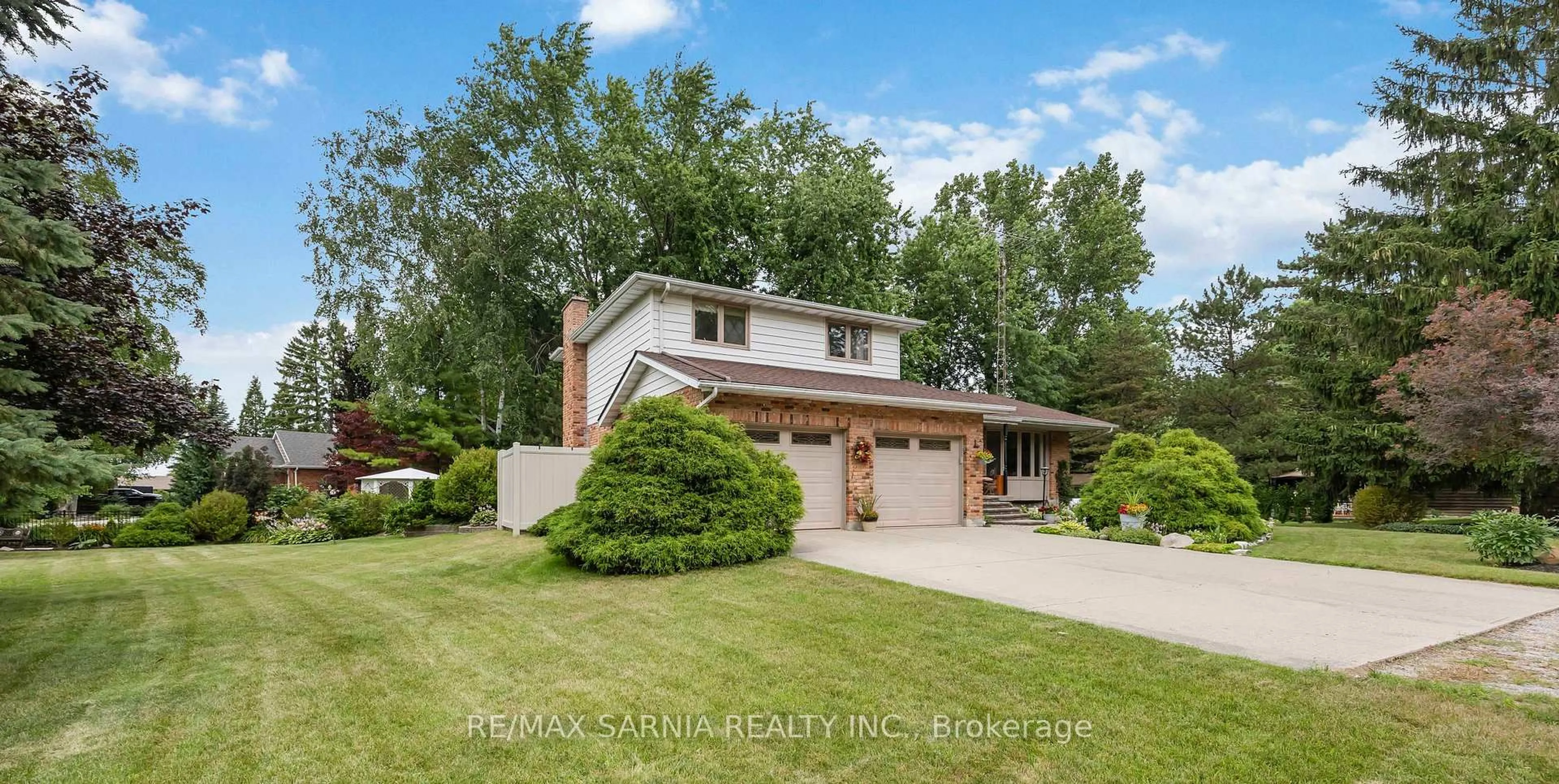 Home with brick exterior material, street for 5426 Lake Valley Grove Rd, Lambton Shores Ontario N0N 1J7
