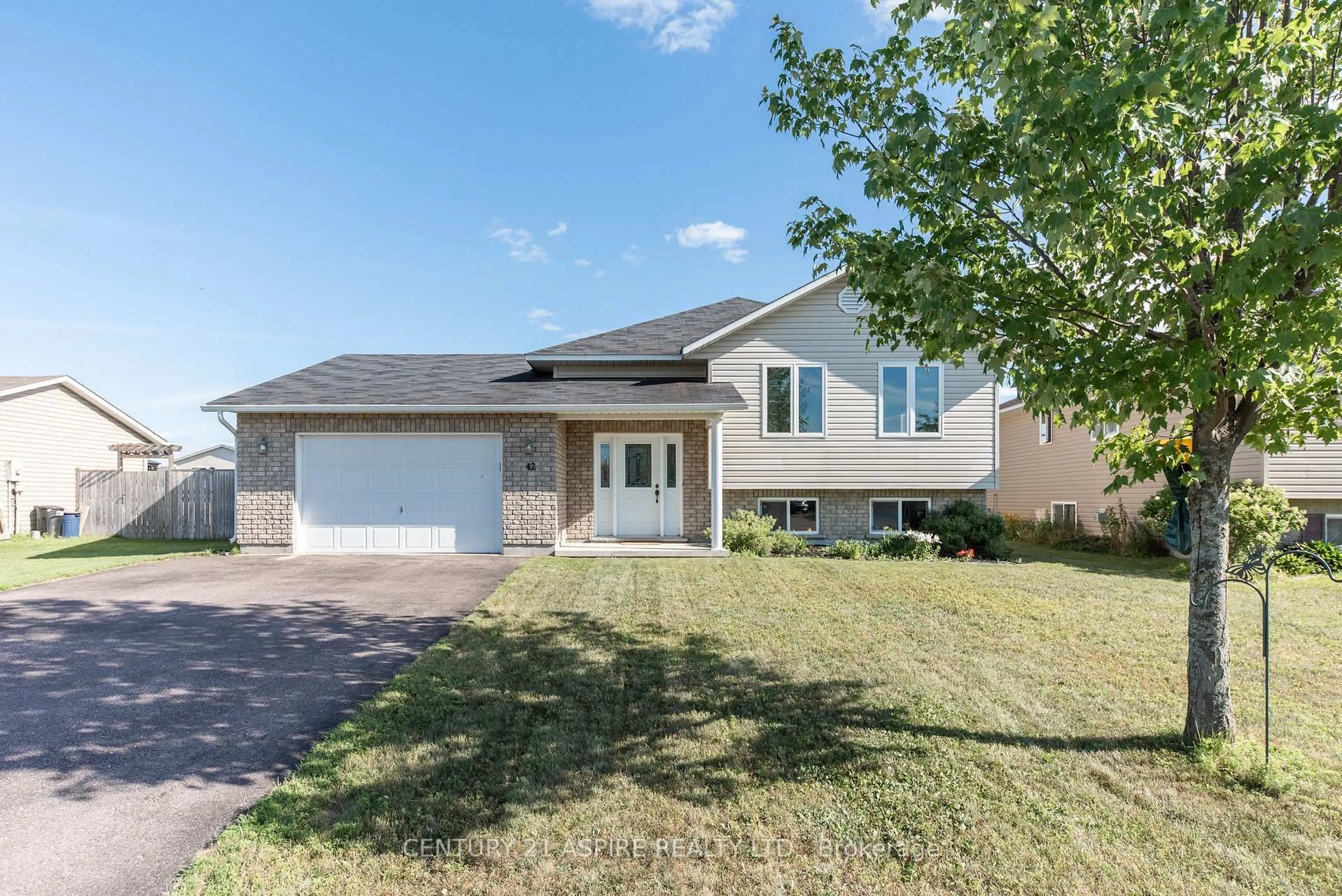Home with brick exterior material, street for 42 Highland Park Dr, Petawawa Ontario K8H 0A3