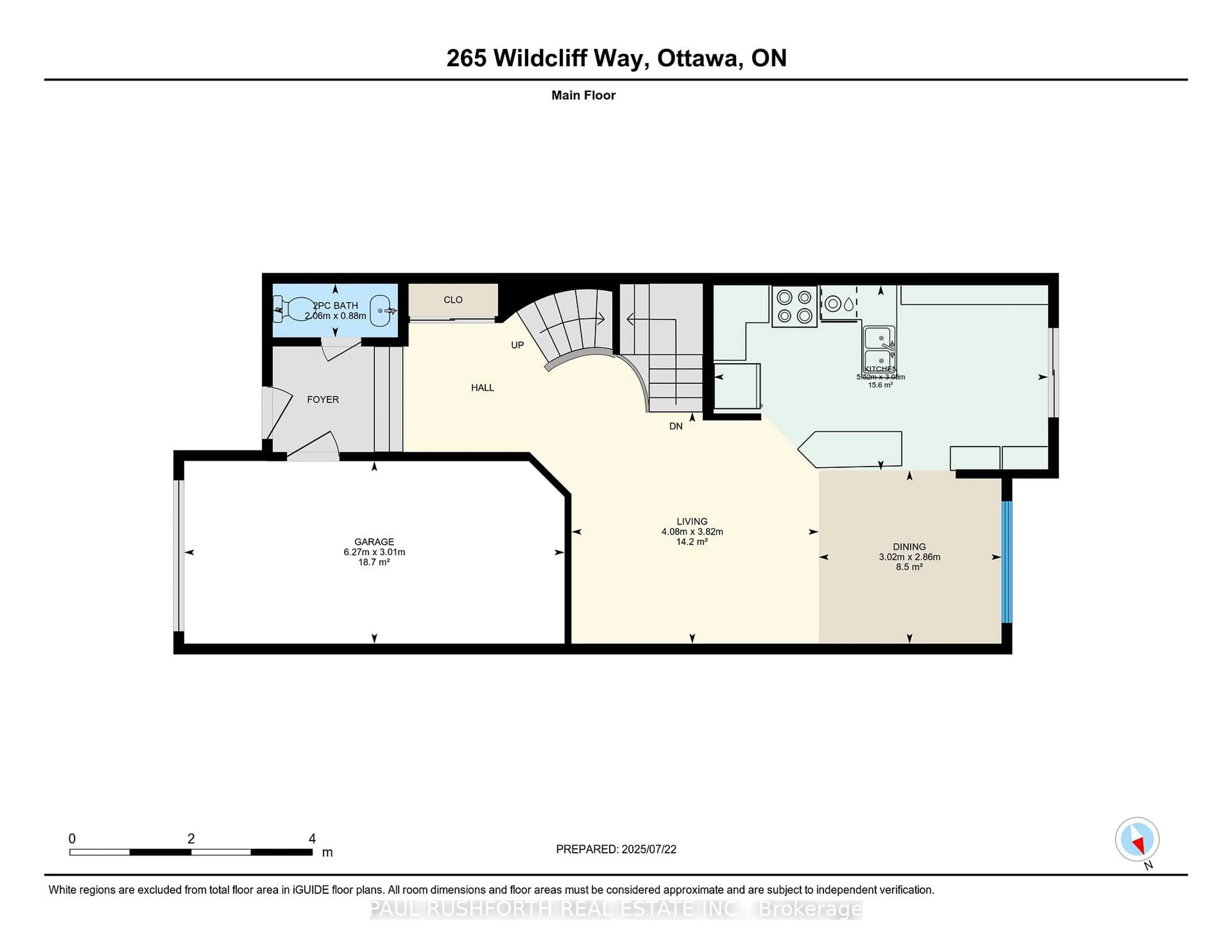 Floor plan for 265 WILDCLIFF Way, Orleans Ontario K4A 0L4