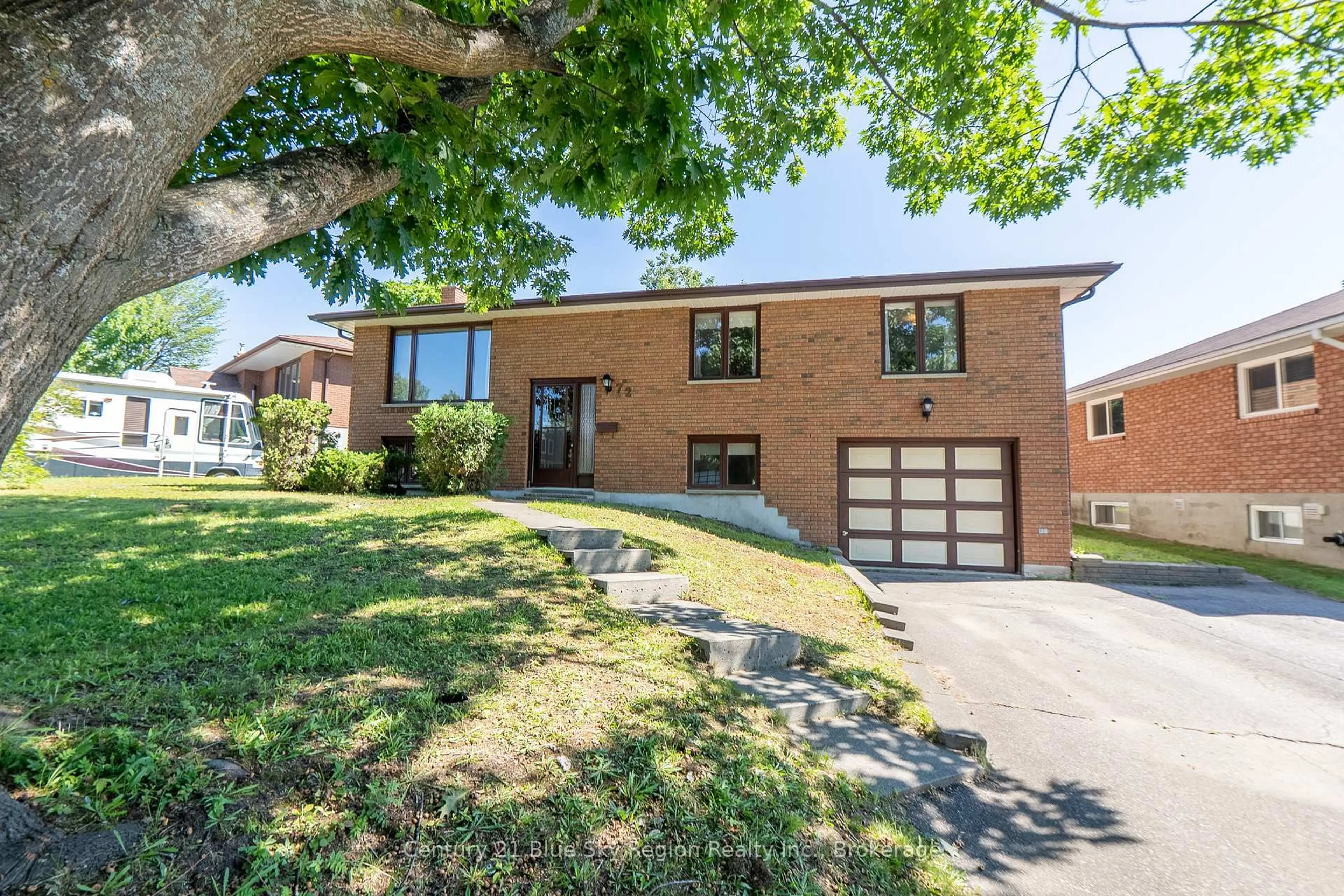 Home with brick exterior material, street for 72 Eglee Ave, North Bay Ontario P1B 8Z7
